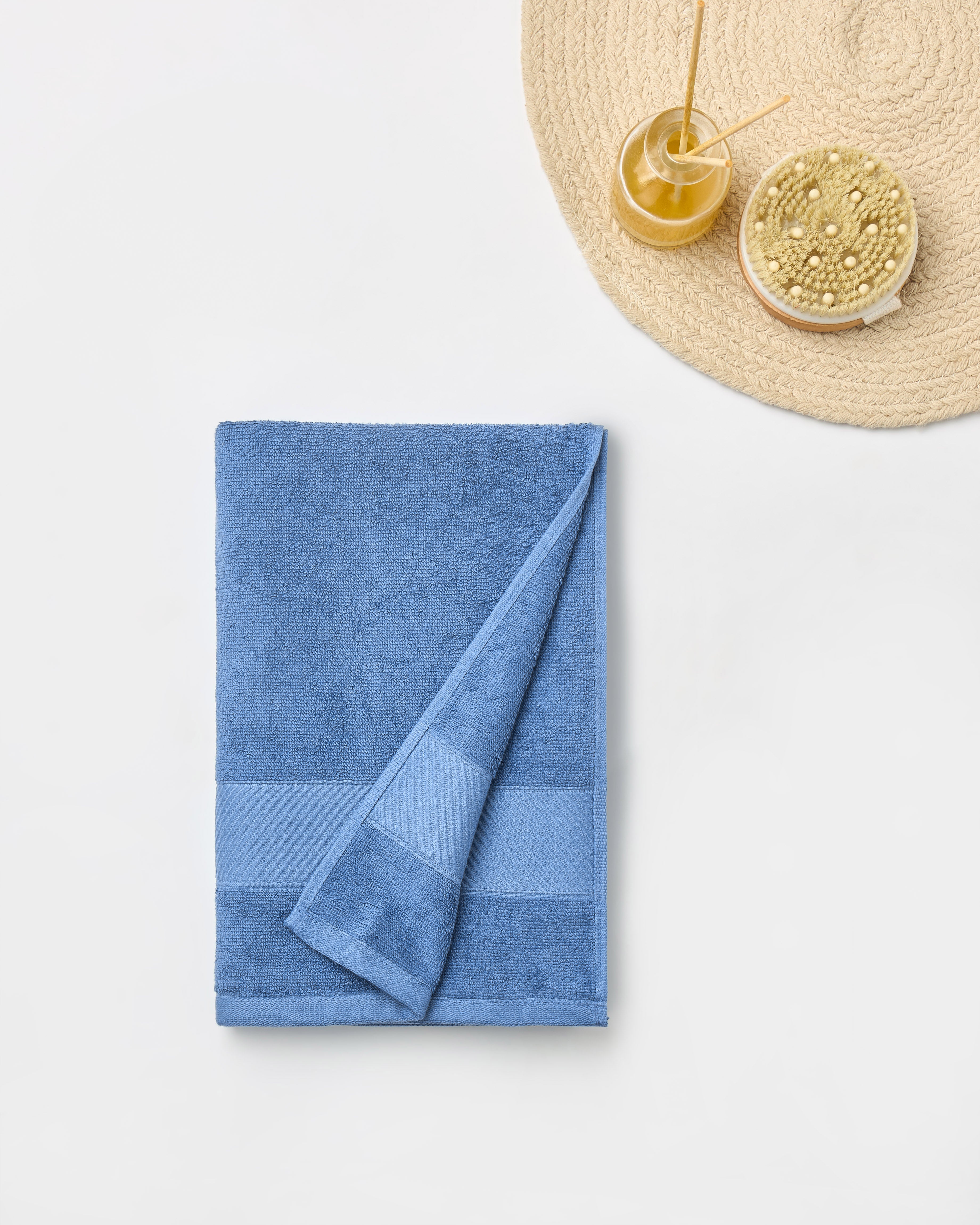 Bamboo Cotton | Bath Towel | 400 GSM | Nautical Blue