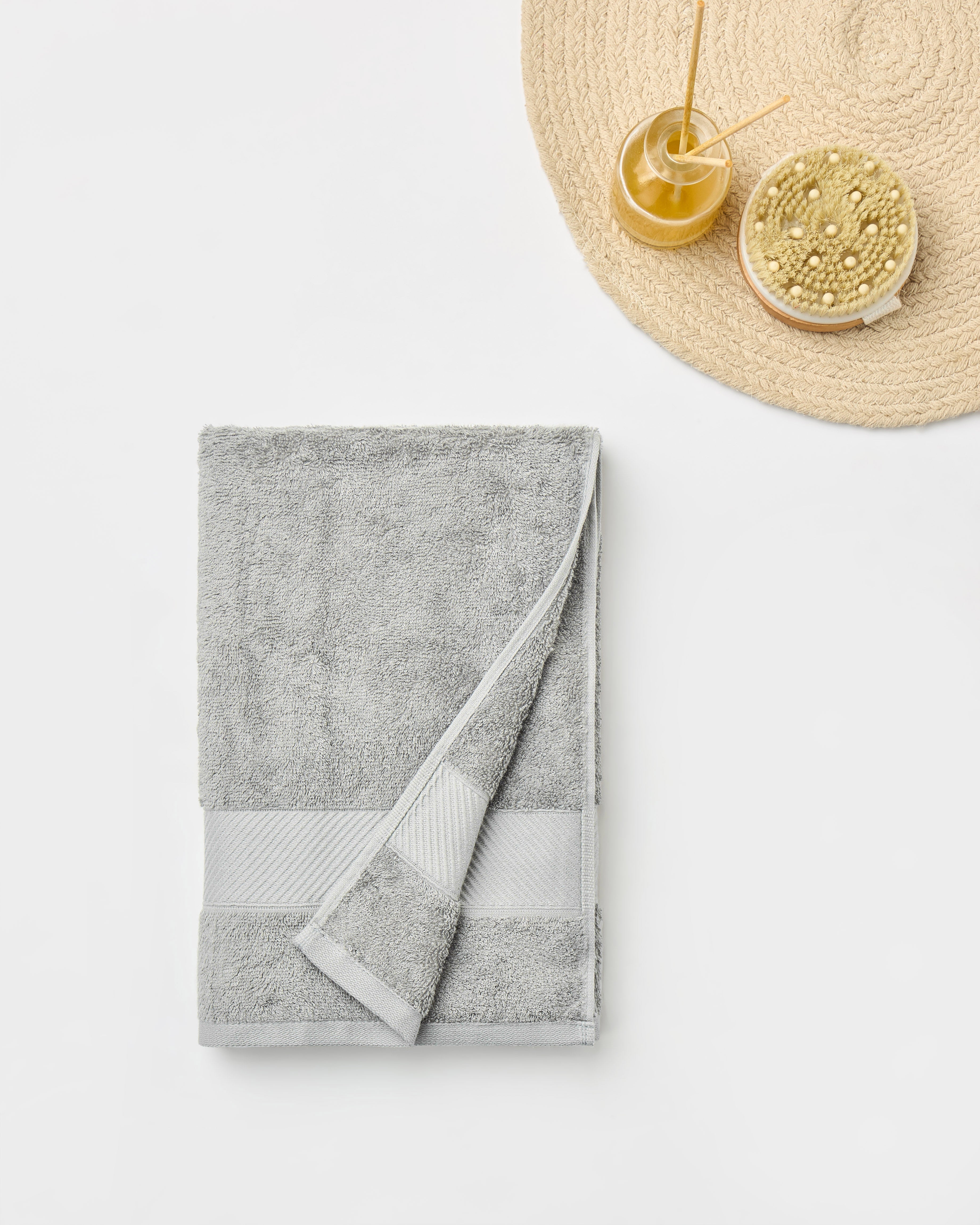 Bamboo Cotton | Bath Towel | 400 GSM | Steel Grey