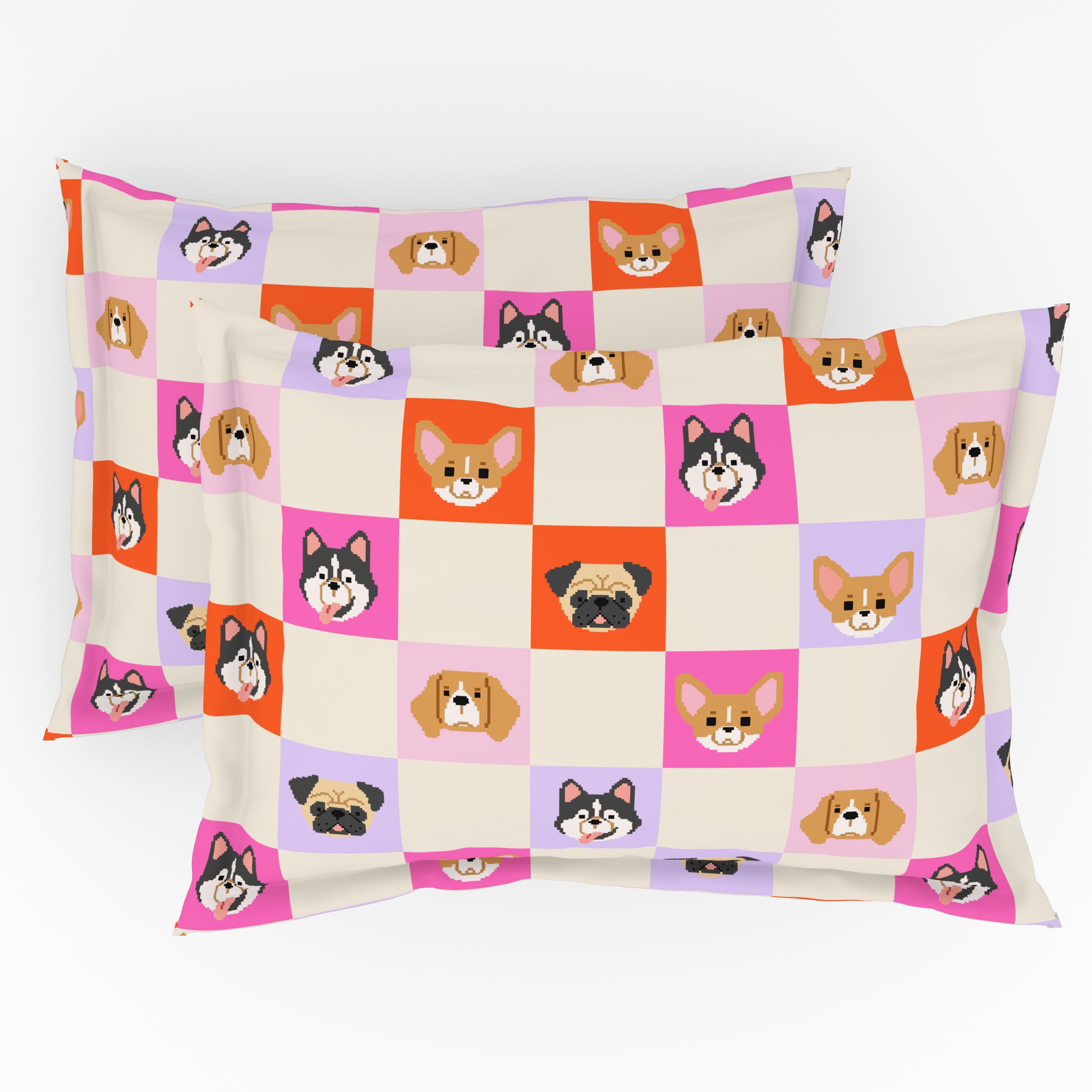 Play Collection | Printed Double Bedsheet Set | 180 TC Cotton - Paw Wow by Himeya