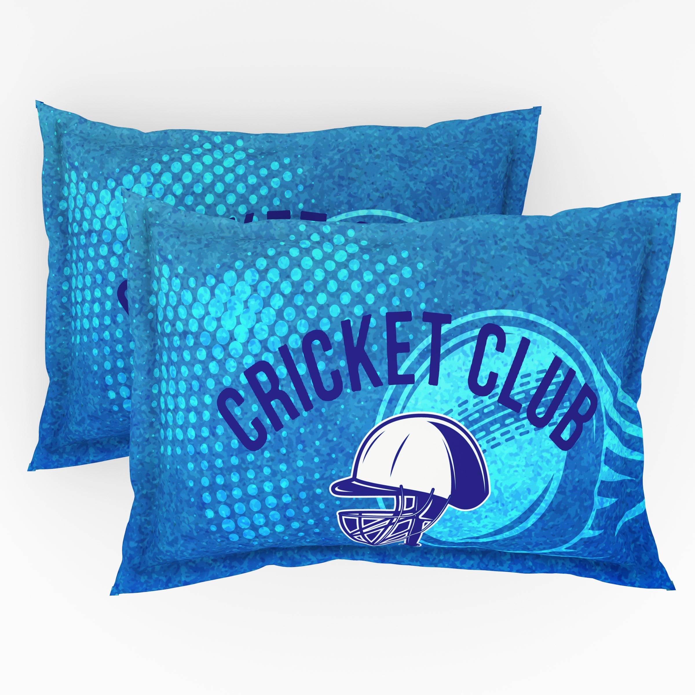 Play Collection | Printed Double Bedsheet Set | 180 TC Cotton - Power Play by Himeya