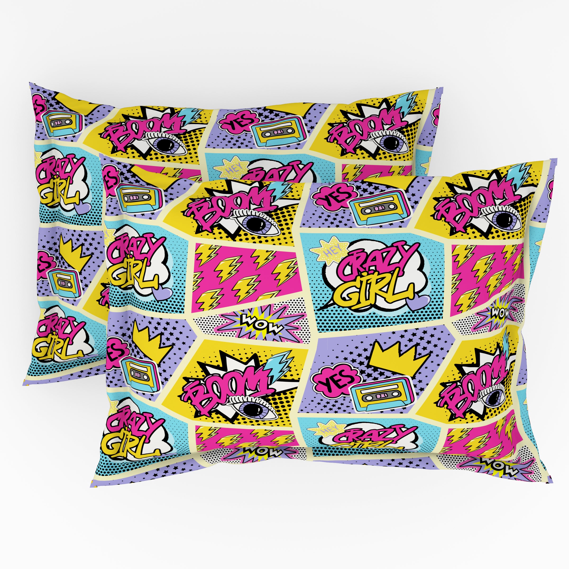 Play Collection | Printed Double Bedsheet Set | 180 TC Cotton - Stay Wild by Himeya