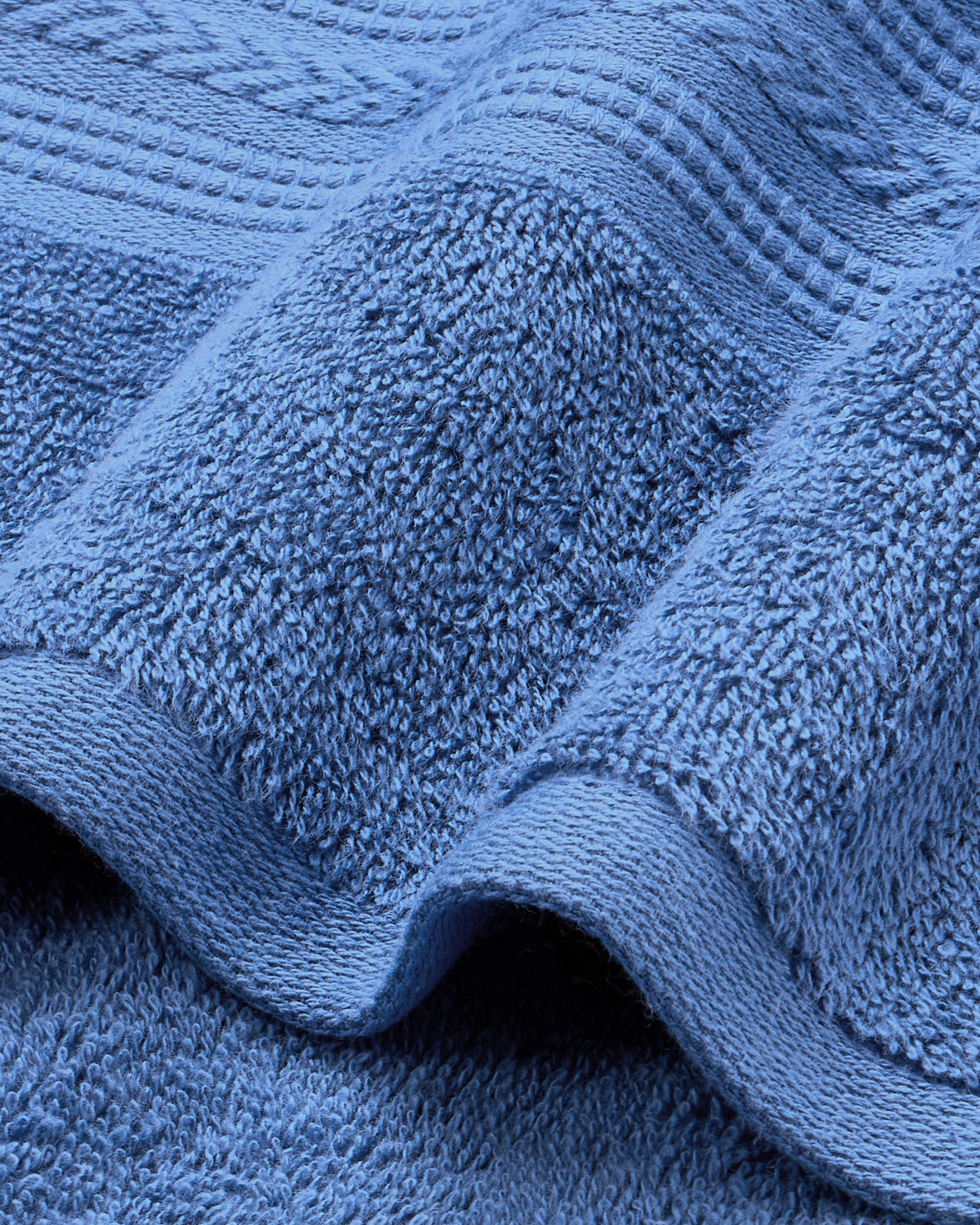Quickdry Cotton|Bath Towel|500 GSM | Blue