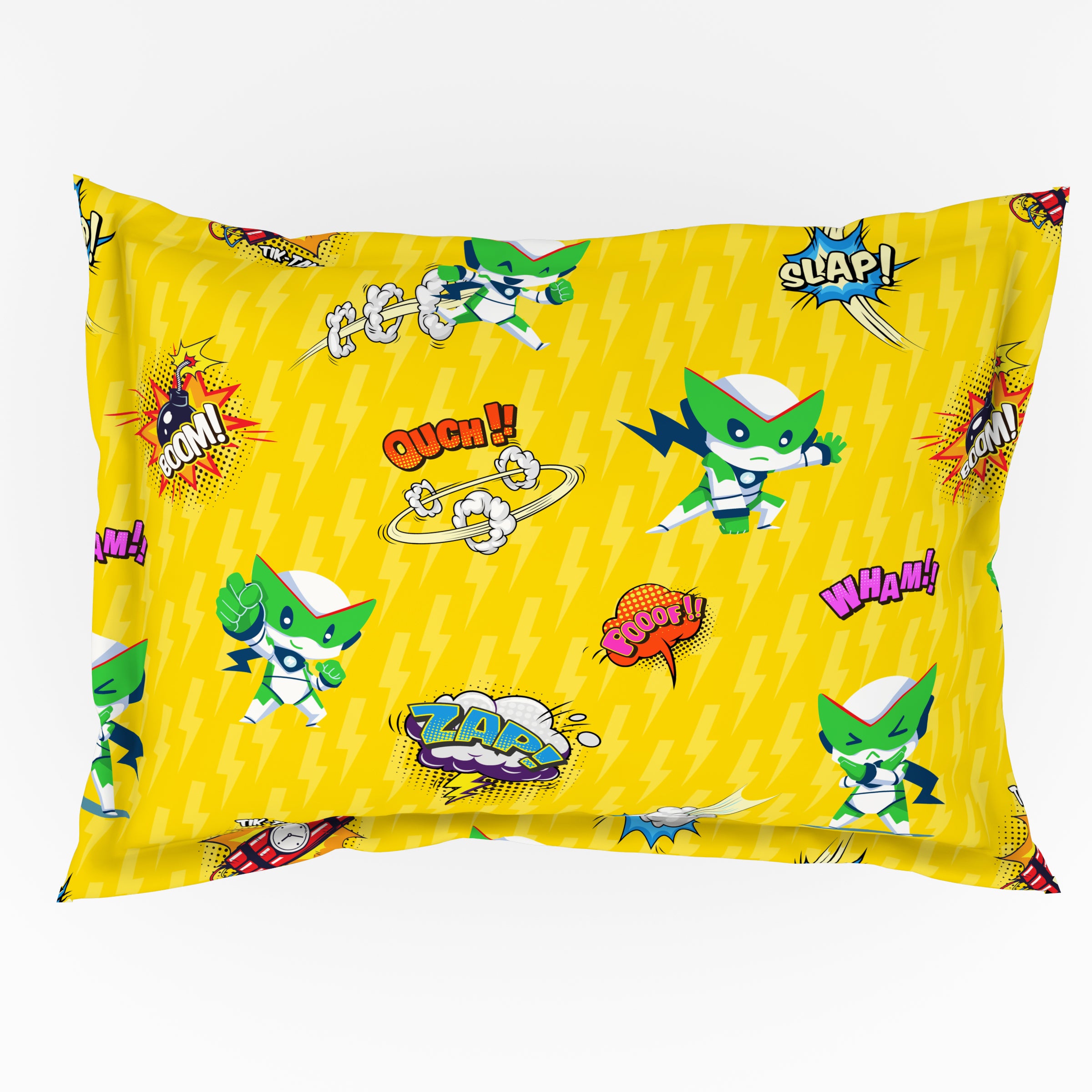 Play Collection | Printed Single Bedsheet Set | 180 TC Cotton - Storm Striker by Himeya