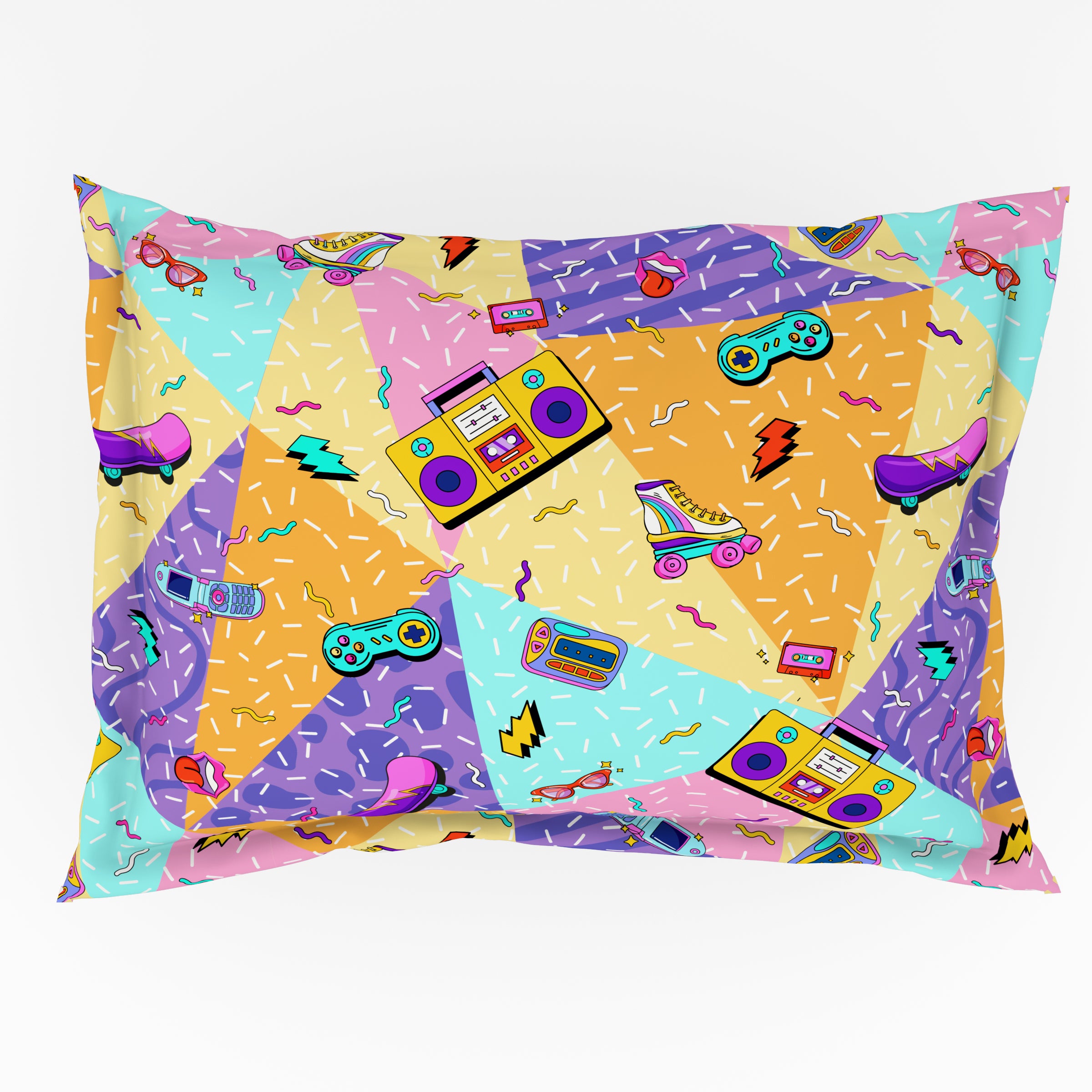 Play Collection | Printed Single Bedsheet Set | 180 TC Cotton - Retro Life by Himeya