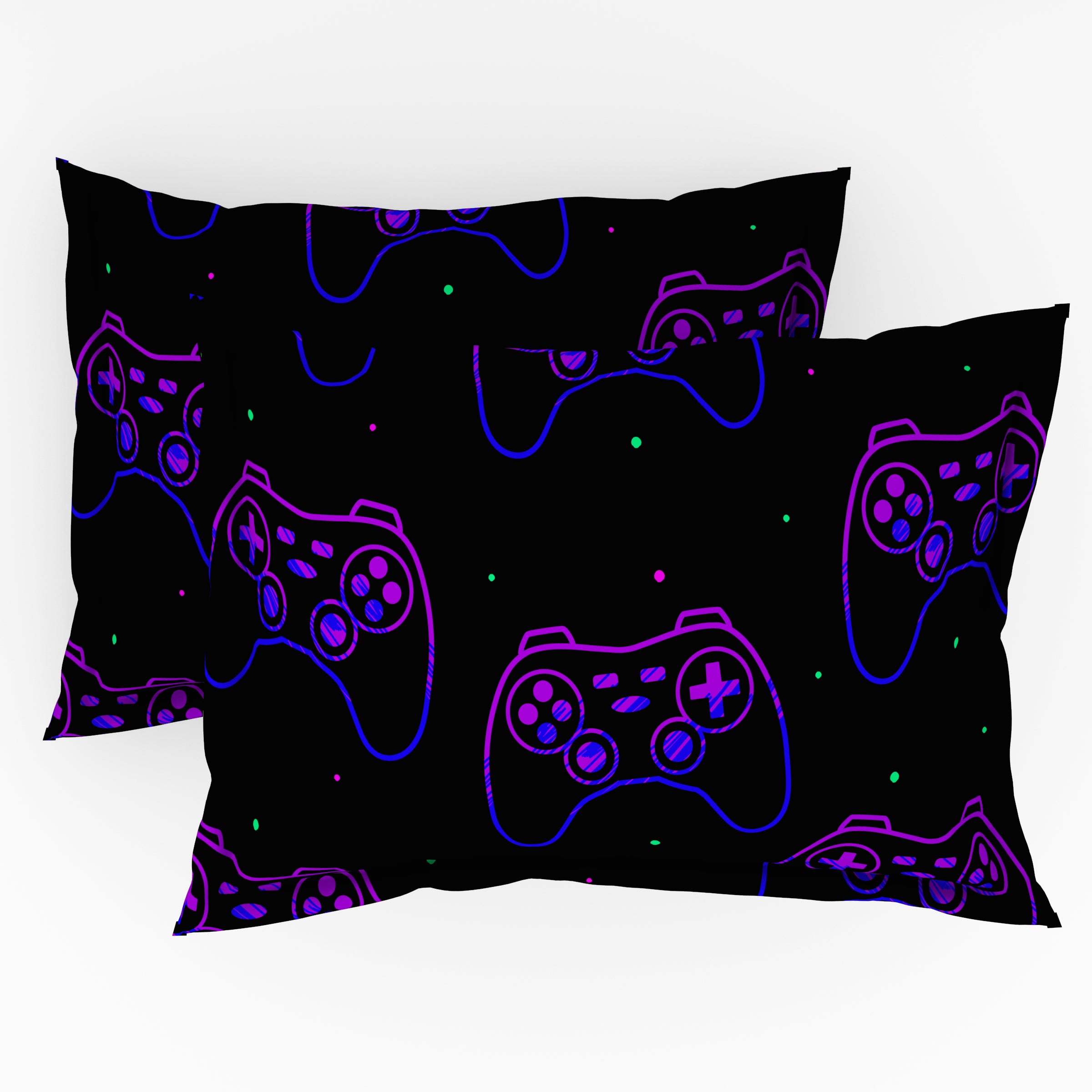 Play Collection | Printed Double Bedsheet Set | 180 TC Cotton - Game Mode by Himeya