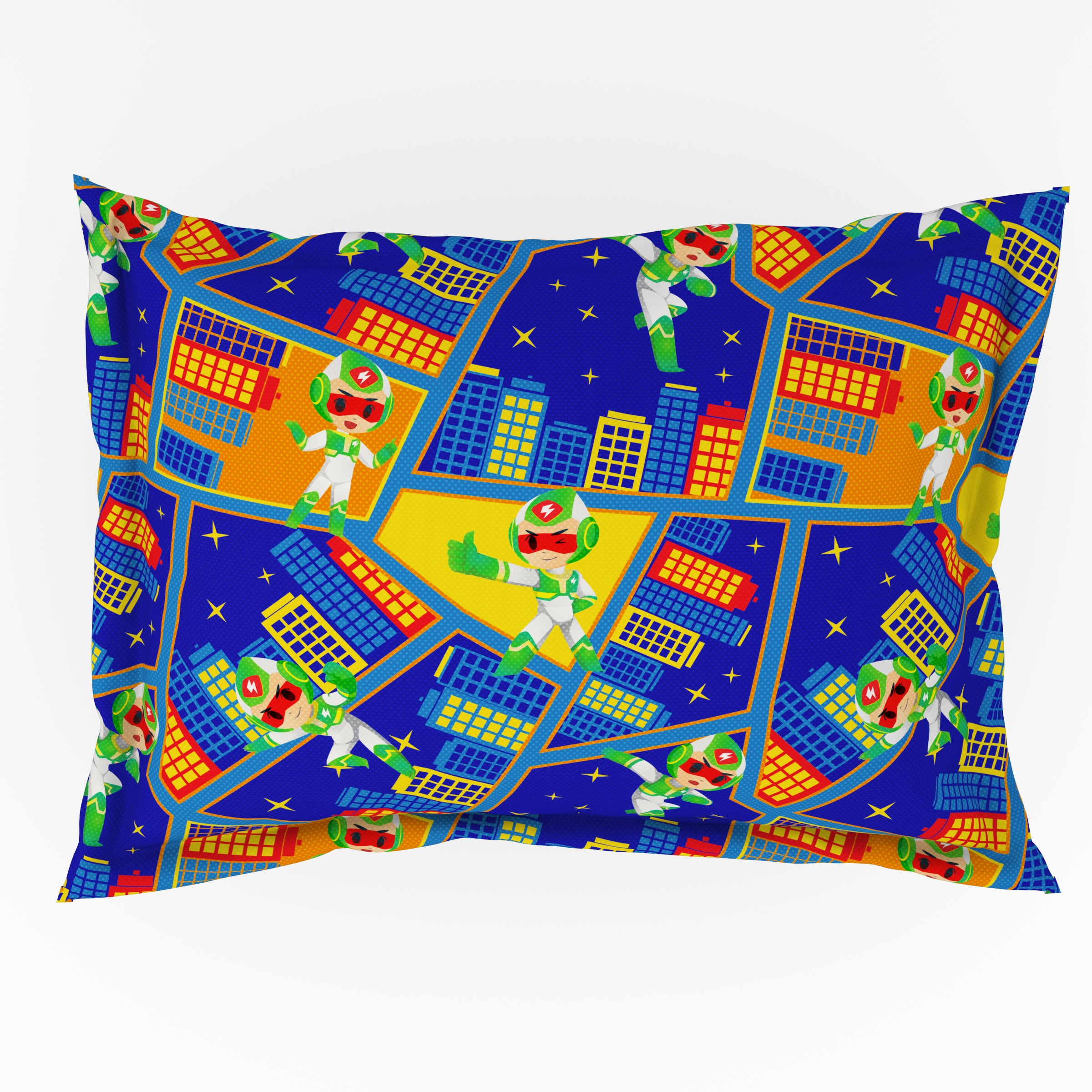 Play Collection | Printed Single Bedsheet Set | 180 TC Cotton - Thunder Flash by Himeya