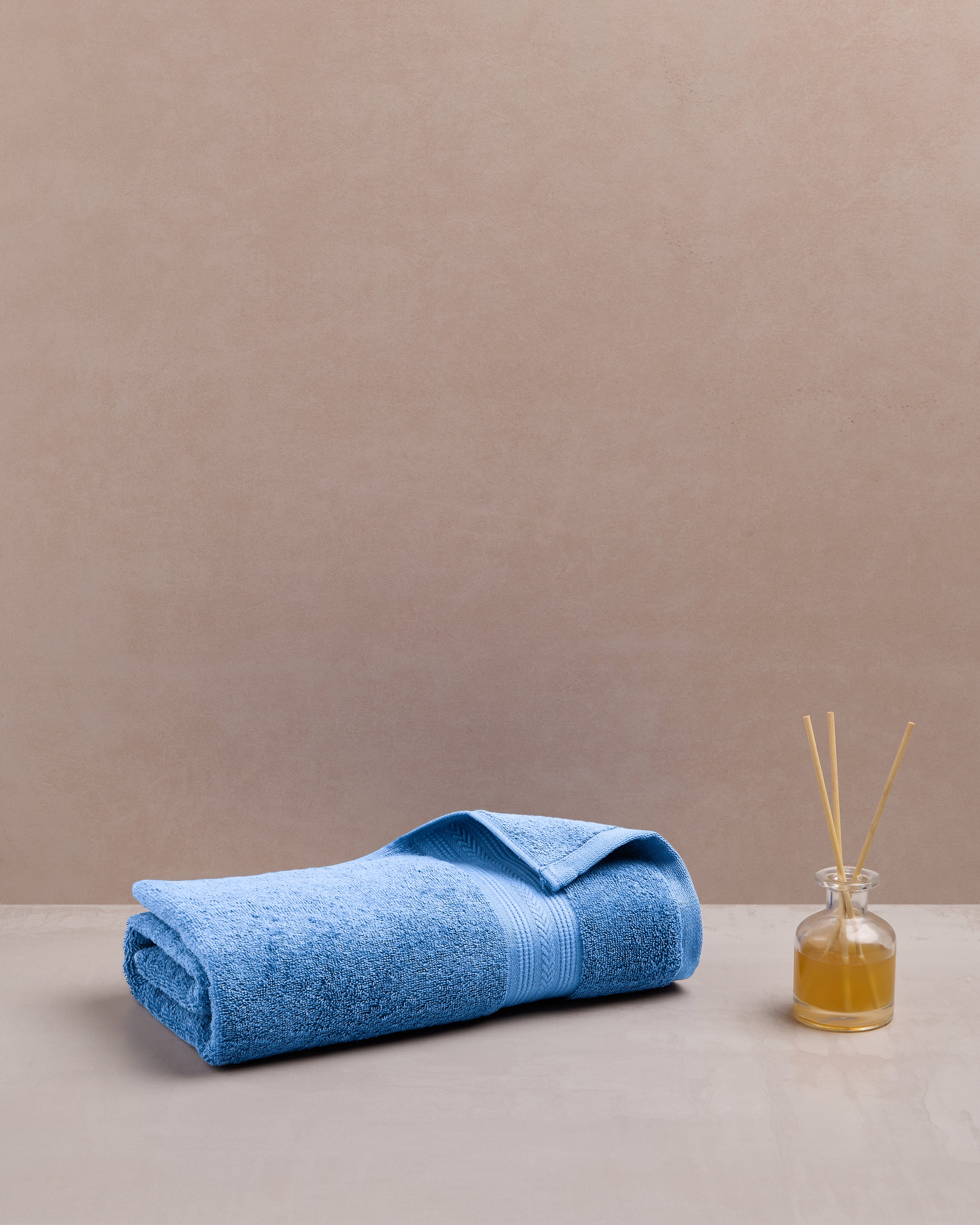 Quickdry Cotton|Bath Towel|500 GSM | Blue