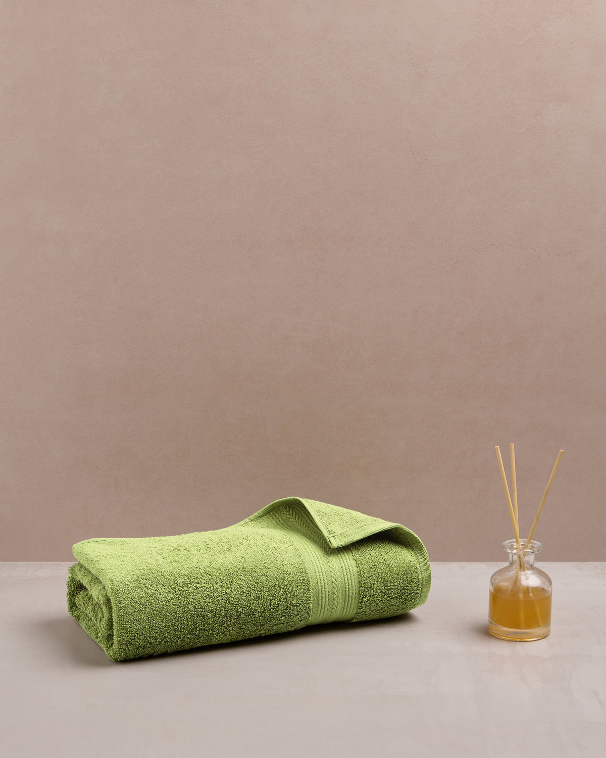 Cotton Basic | Bath Towel | 500 GSM | Olive Green