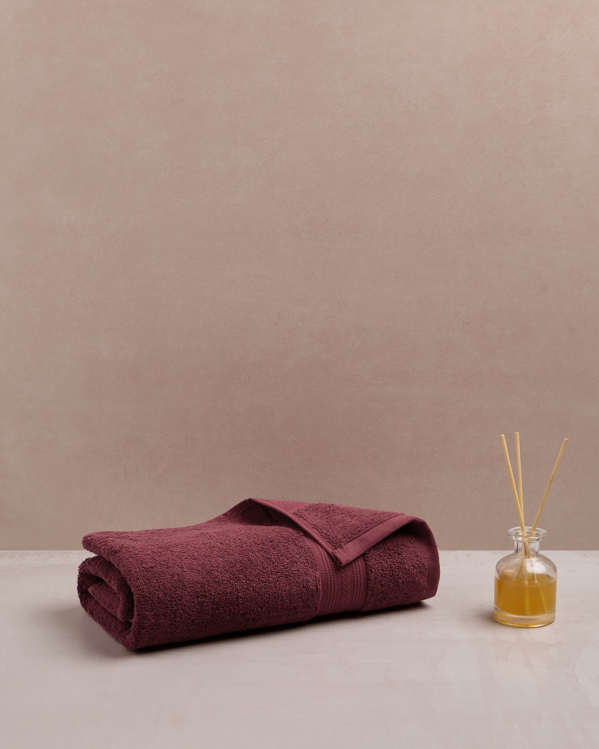 Quickdry Cotton|Bath Towel|500 GSM | Wine Red