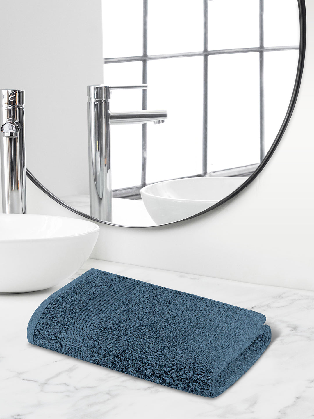 Comfort Collection, Daily Lite | Bath Towel | 320 GSM - Midnight Blue by Himeya