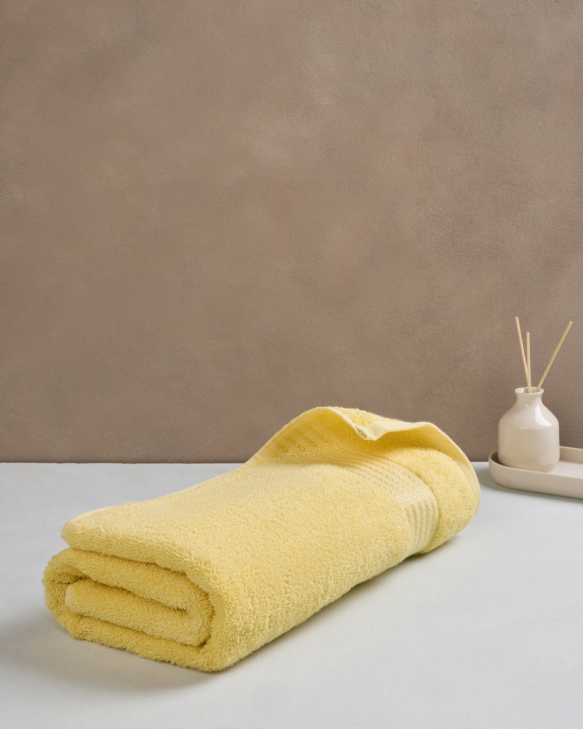 The Elite Collection | Bath Towel | 500 GSM | Butter Yellow
