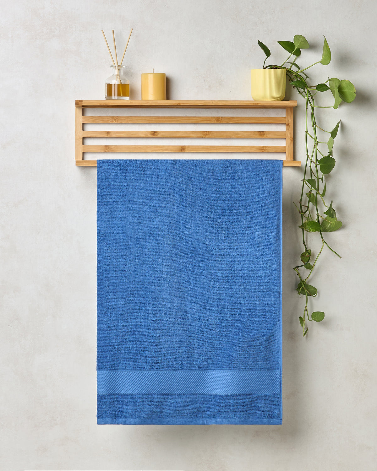 Bamboo Cotton | Bath Towel | 400 GSM | Ocean Blue