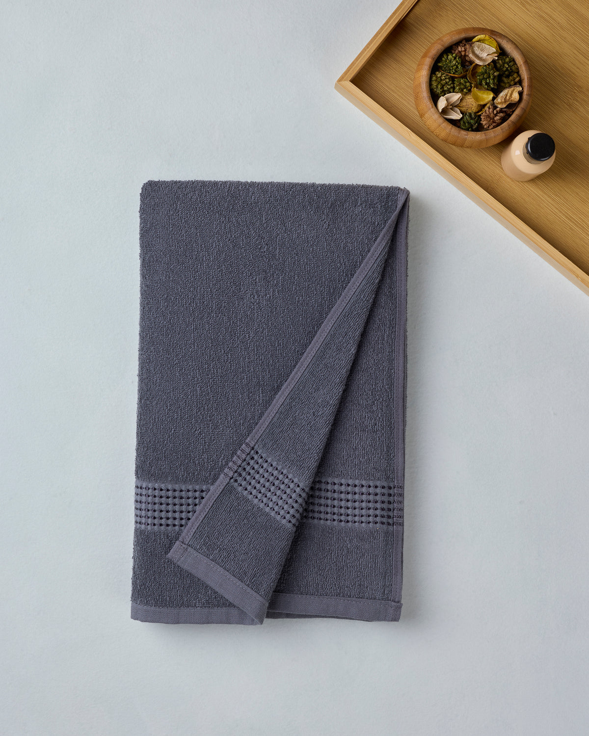 Comfort Collection | Bath Towel | 320 GSM | Charcoal by Himeya