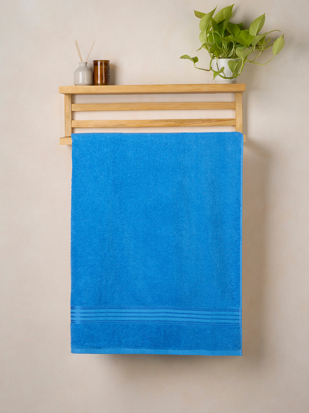 Classic Cotton | Bath Towel | 380 GSM | Iris Blue