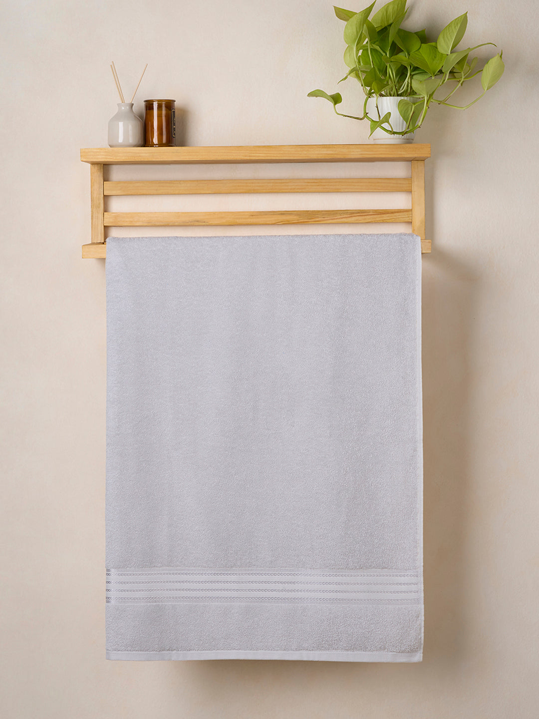 Classic Cotton | Bath Towel | 380 GSM | Grey