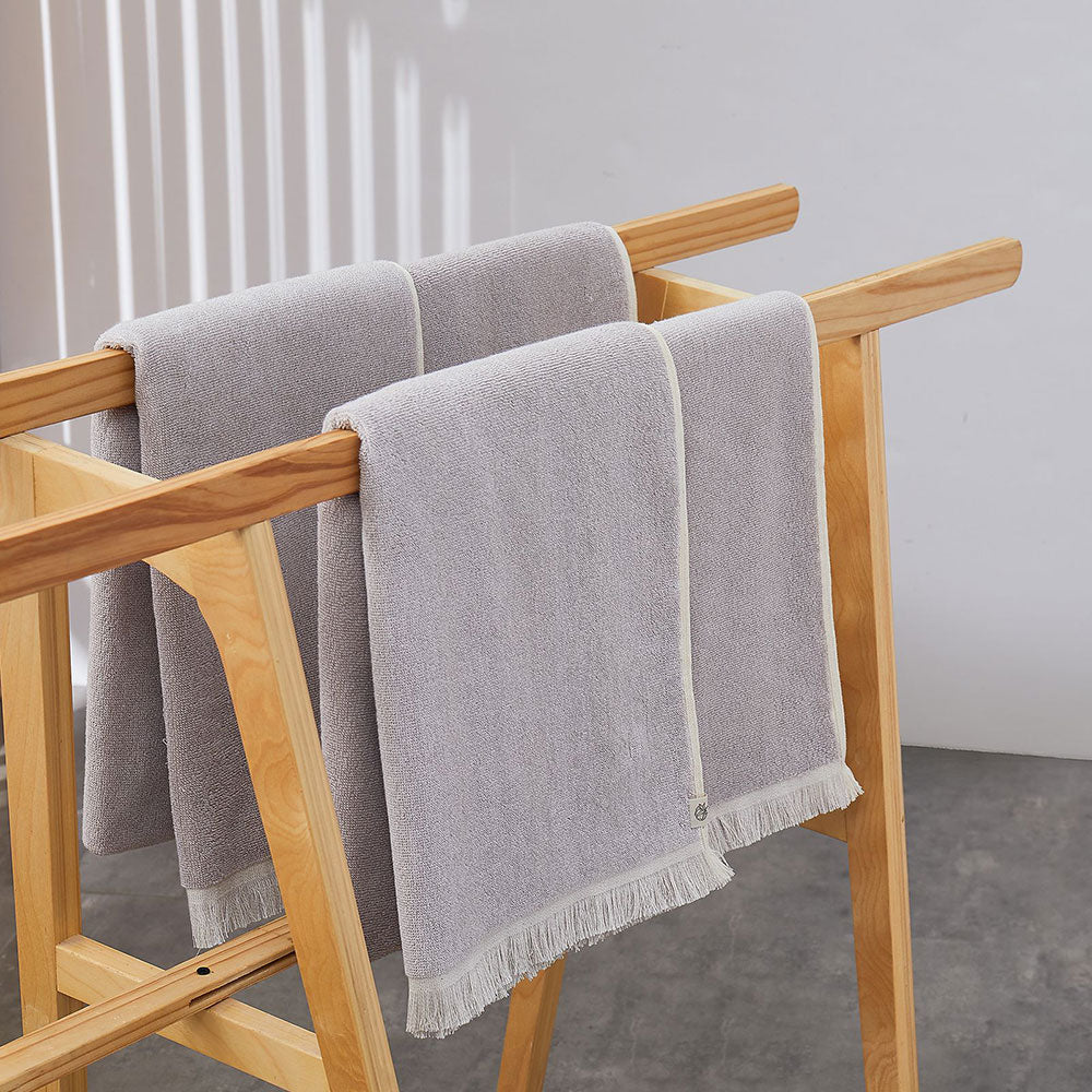 Exclusive,Terry Melange | Bath Towel | Cotton 500 GSM - Glazed Stone by Himeya