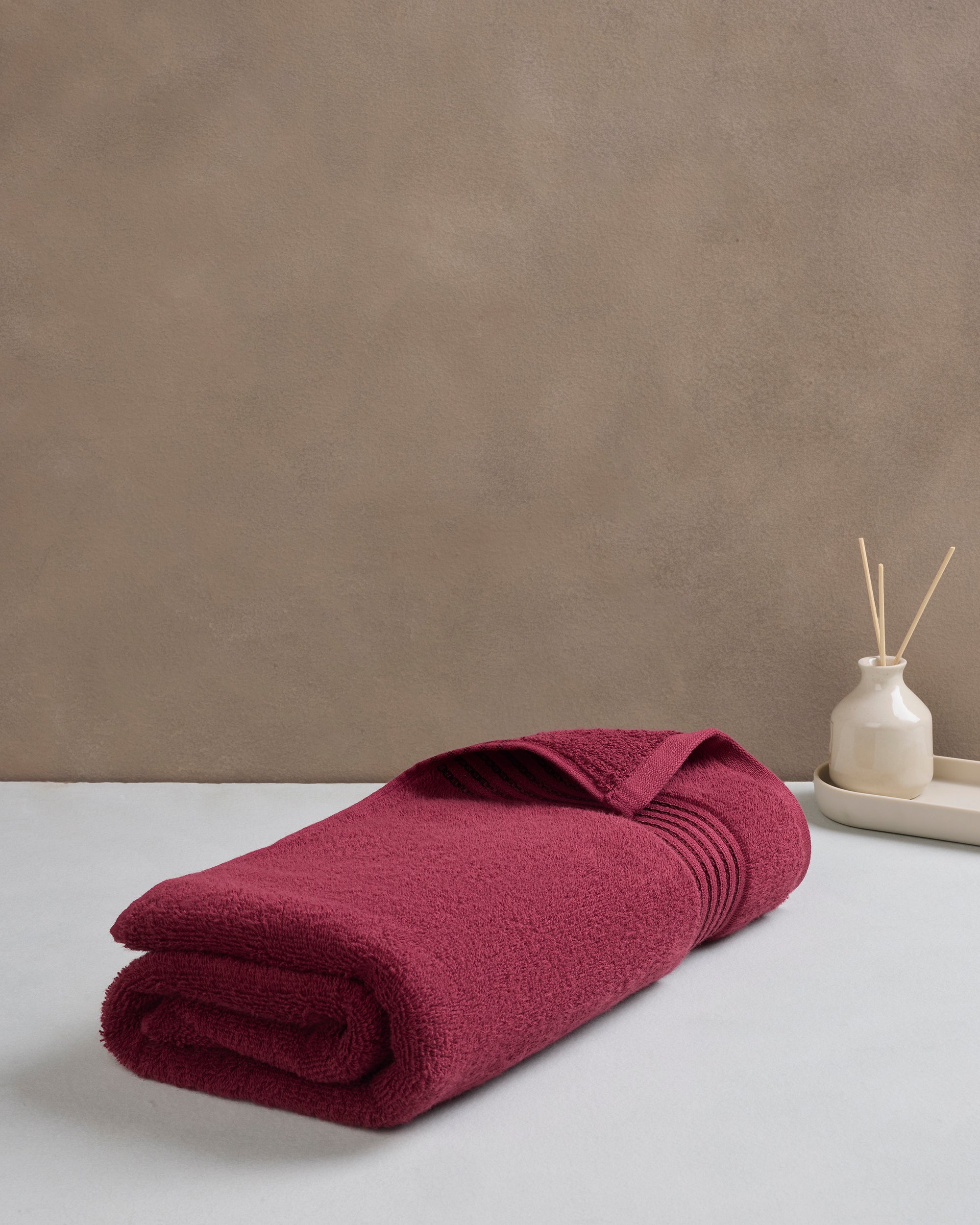 Himeya Elite Regal 500 GSM Bath Towel - Merlot Red