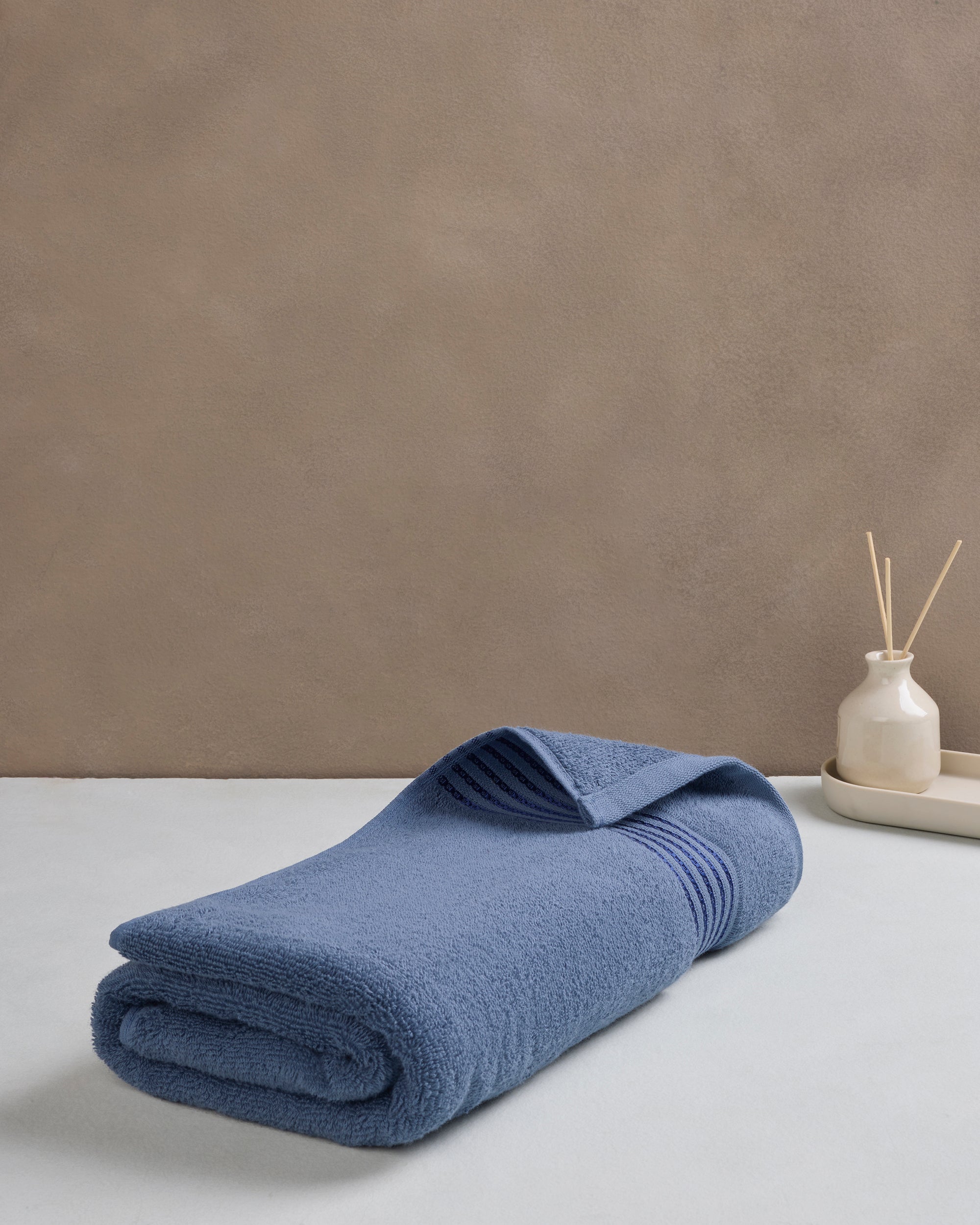 The Elite Collection | Bath Towel | 500 GSM | Space Blue