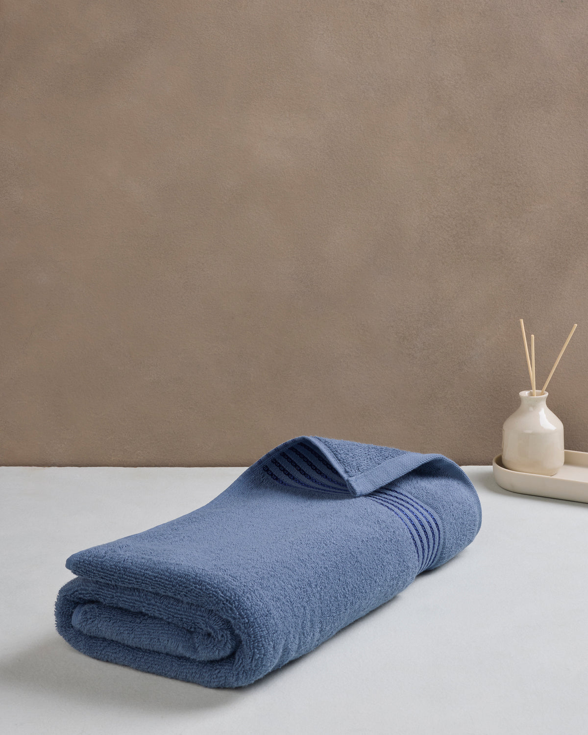 The Elite Collection | Bath Towel | 500 GSM | Space Blue