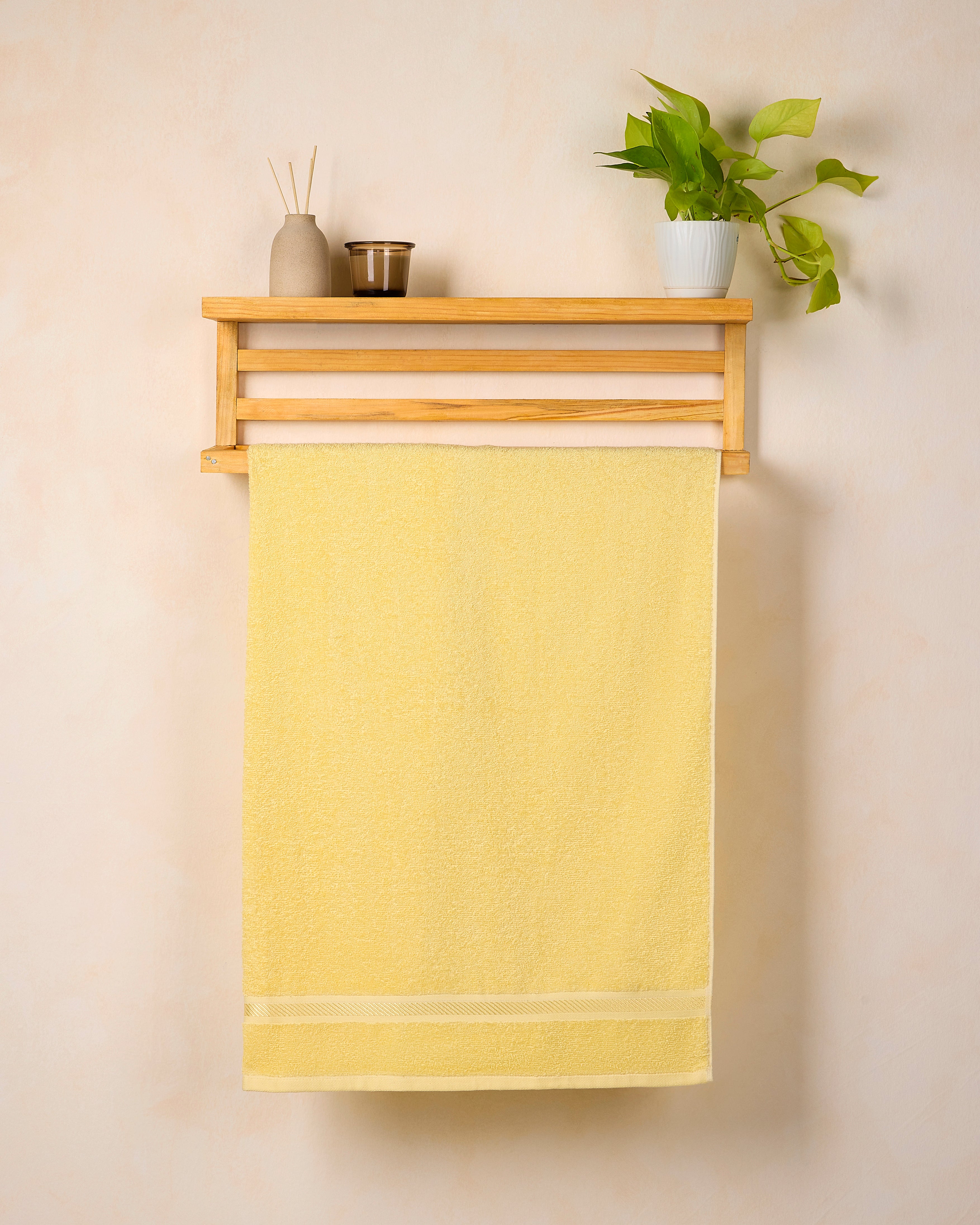 Comfort Aero Cotton | Bath Towel | 350 GSM | Banana Frappe