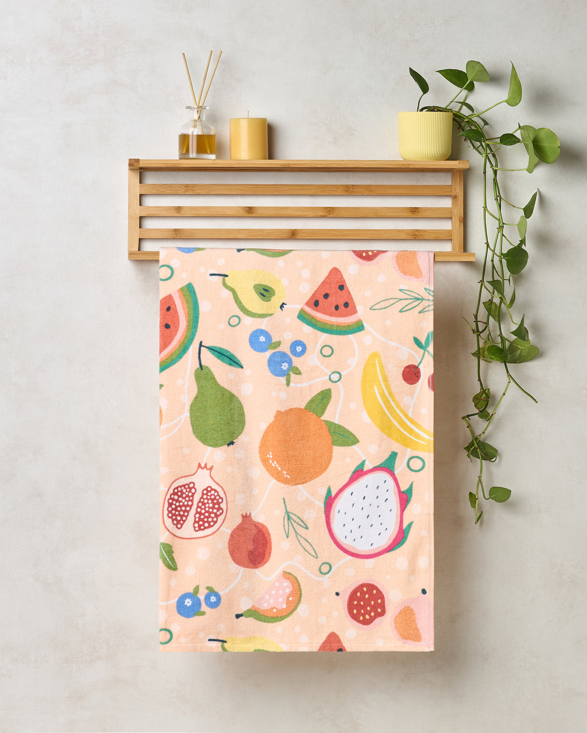 The Play Collection | Bath Towel | 350 GSM Cotton | Fruitalicious
