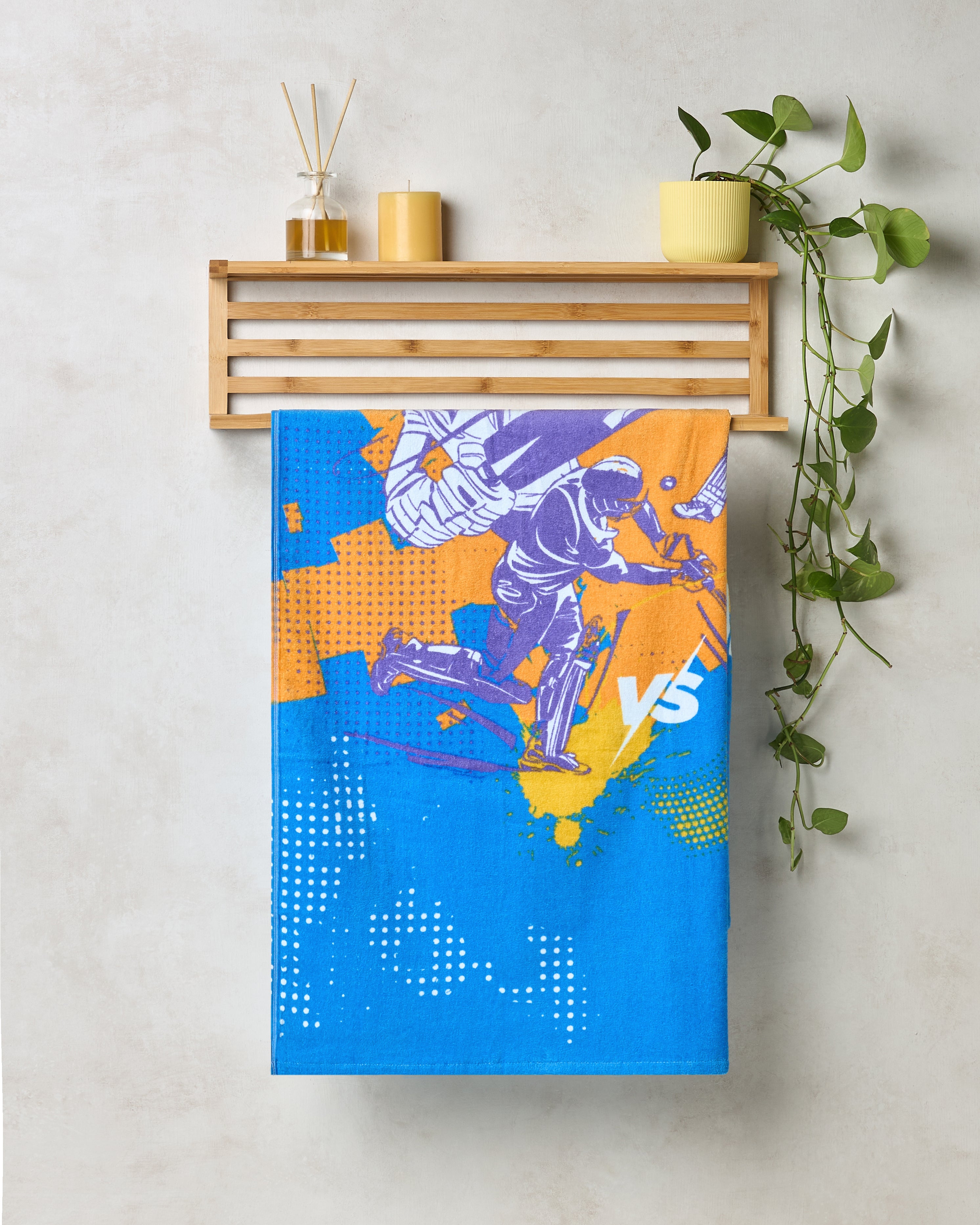 The Play Collection | Bath Towel | 350 GSM Cotton | Power Play