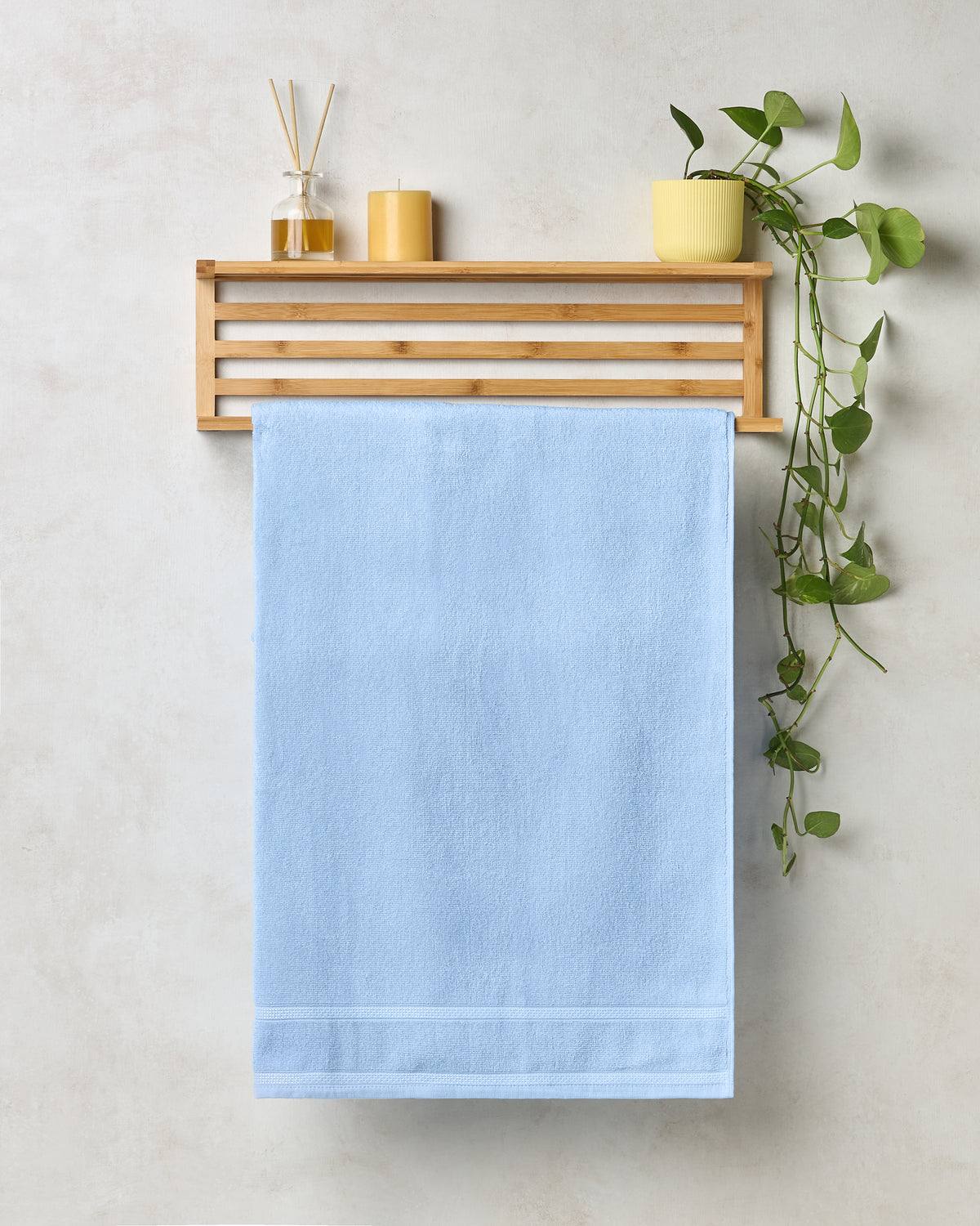 Zero Twist Cotton | Bath Towel | 350 GSM | Blue