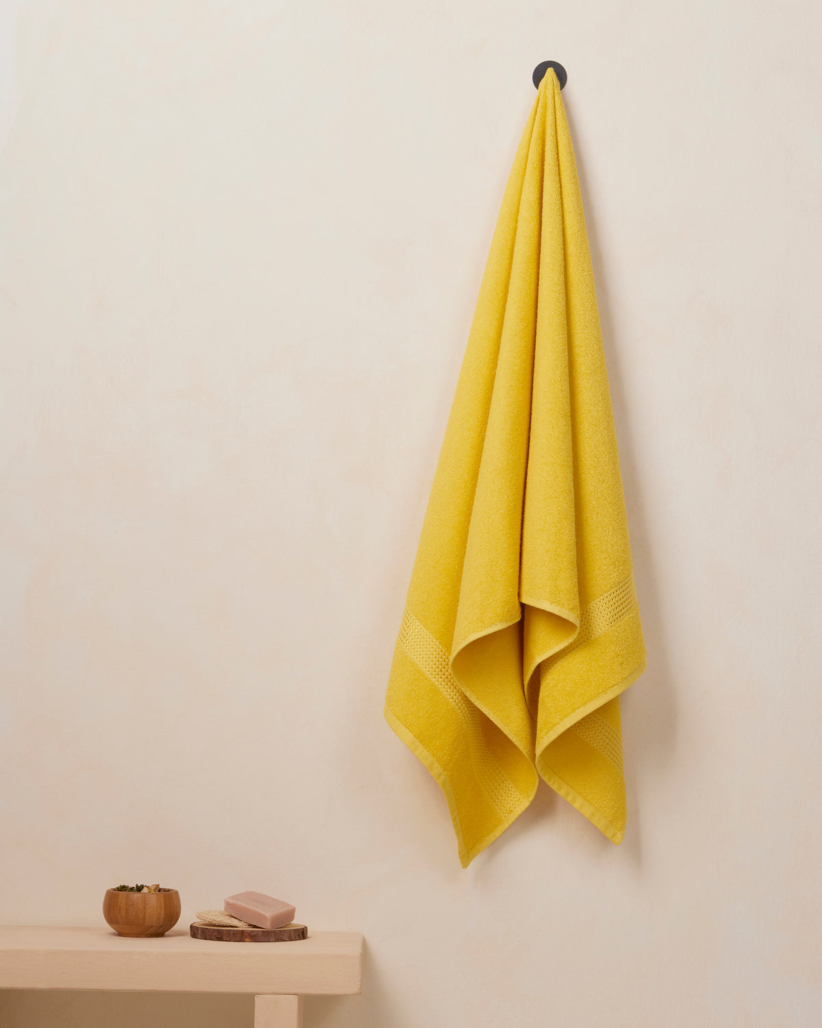 Comfort Collection | Bath Towel | 320 GSM | Amber Yellow by Himeya