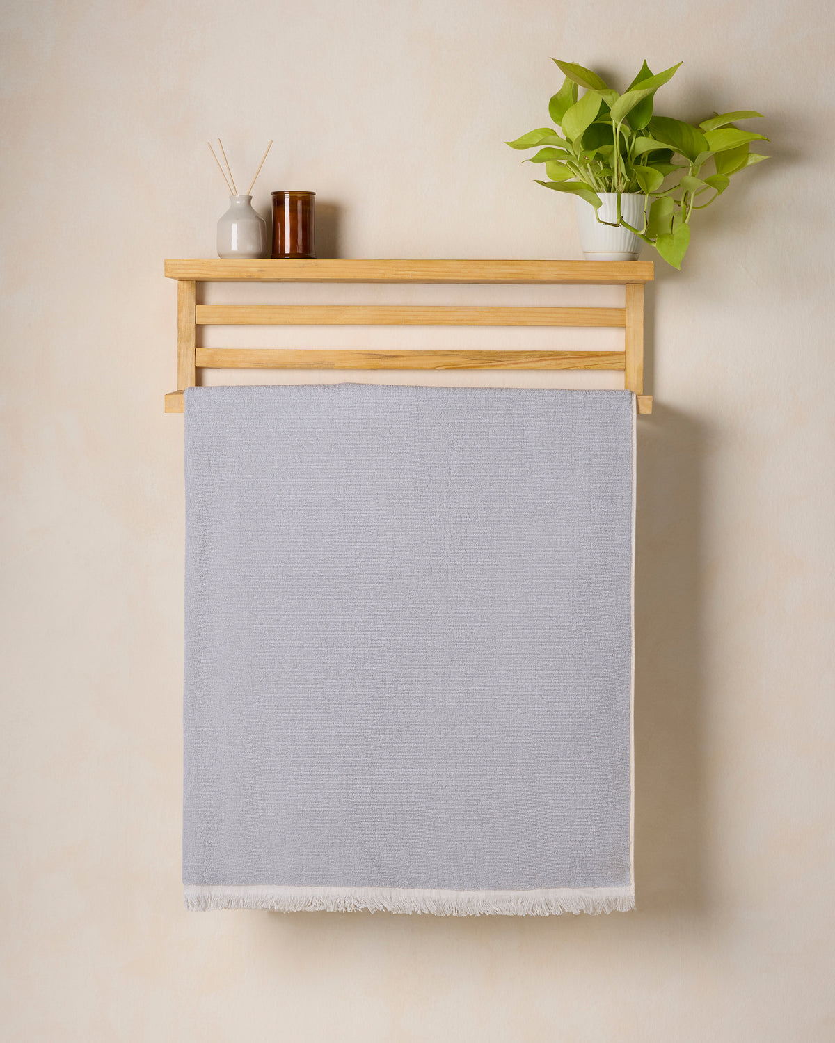 Exclusive | Bath Towel | Cotton 500 GSM | Fogstone Green by Himeya