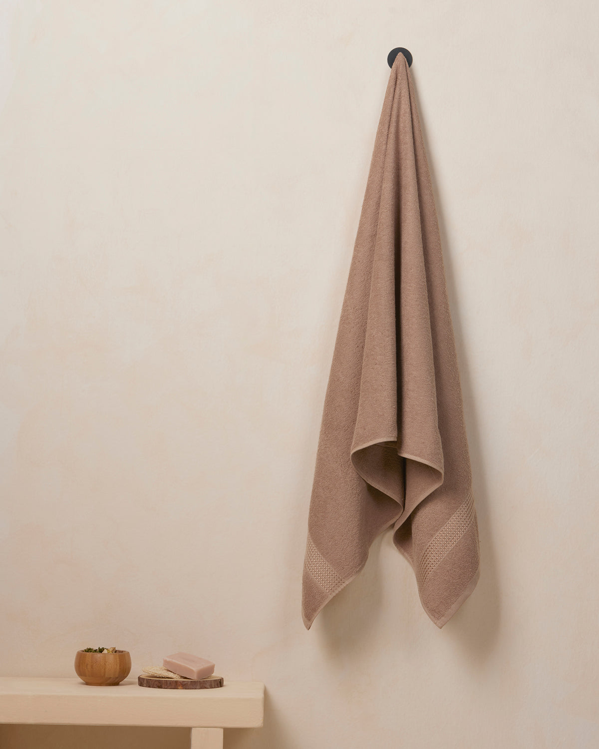 Comfort Collection | Bath Towel | 320 GSM | Mocha Beige by Himeya