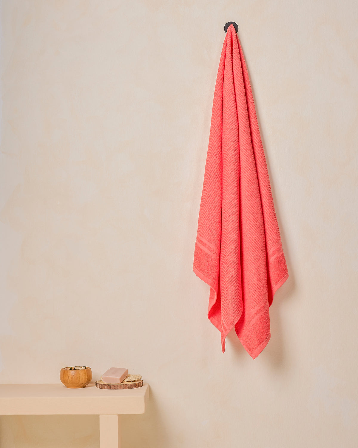 Comfort Collection | Bath Towel | 300 GSM | Coral Red