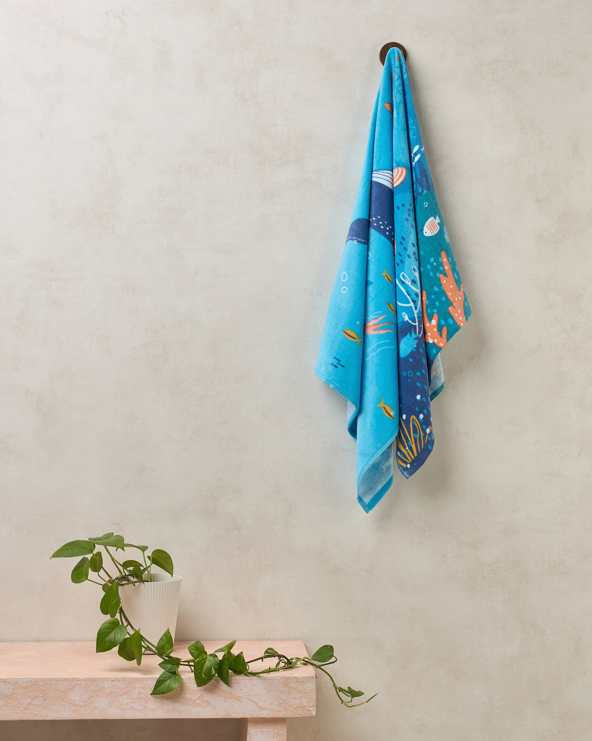 The Play Collection | Bath Towel | 350 GSM Cotton | Sea World