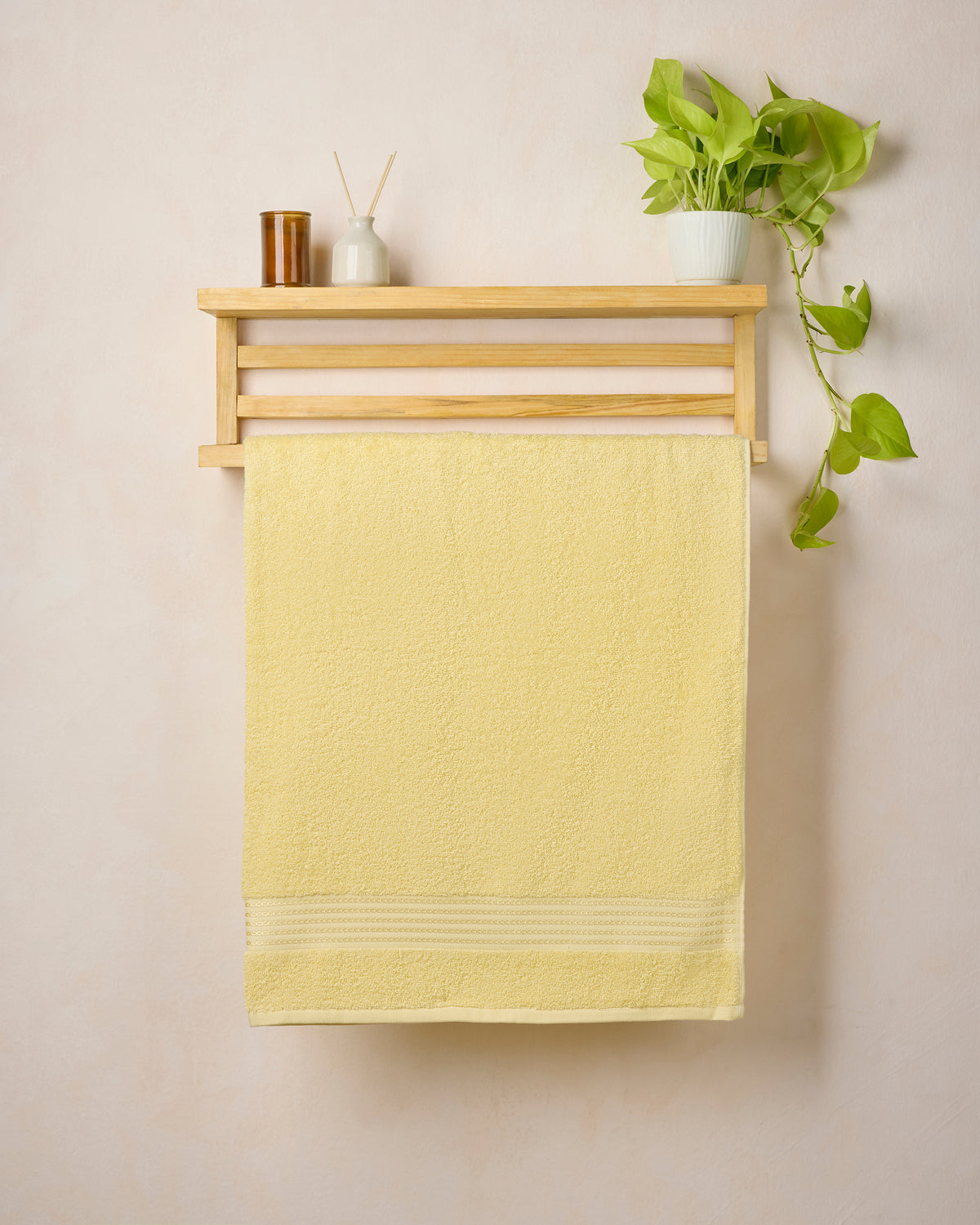The Elite Collection | Bath Towel | 500 GSM | Butter Yellow