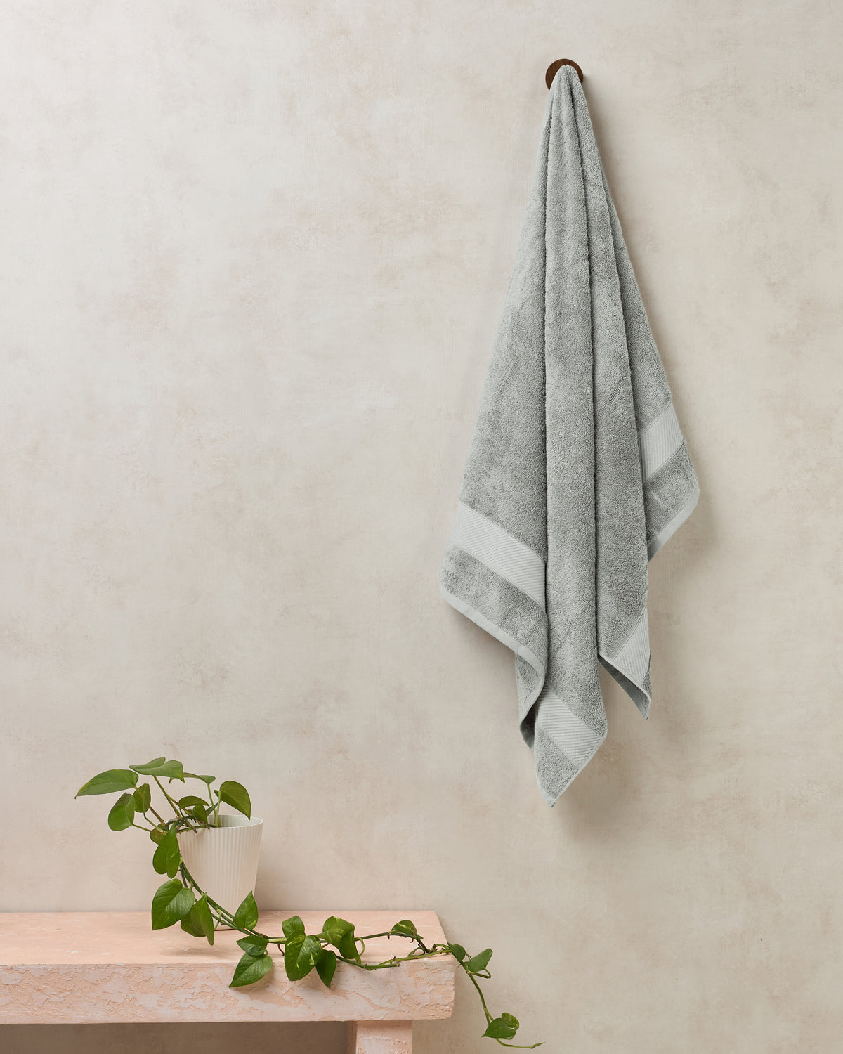Bamboo Cotton | Bath Towel | 400 GSM | Steel Grey