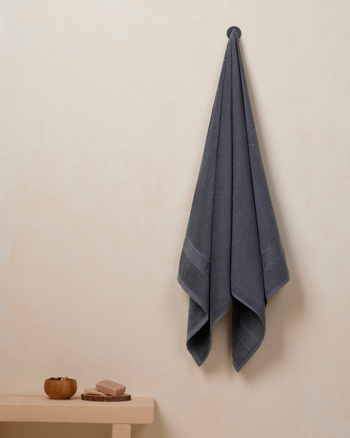 Comfort Collection | Bath Towel | 320 GSM | Charcoal by Himeya