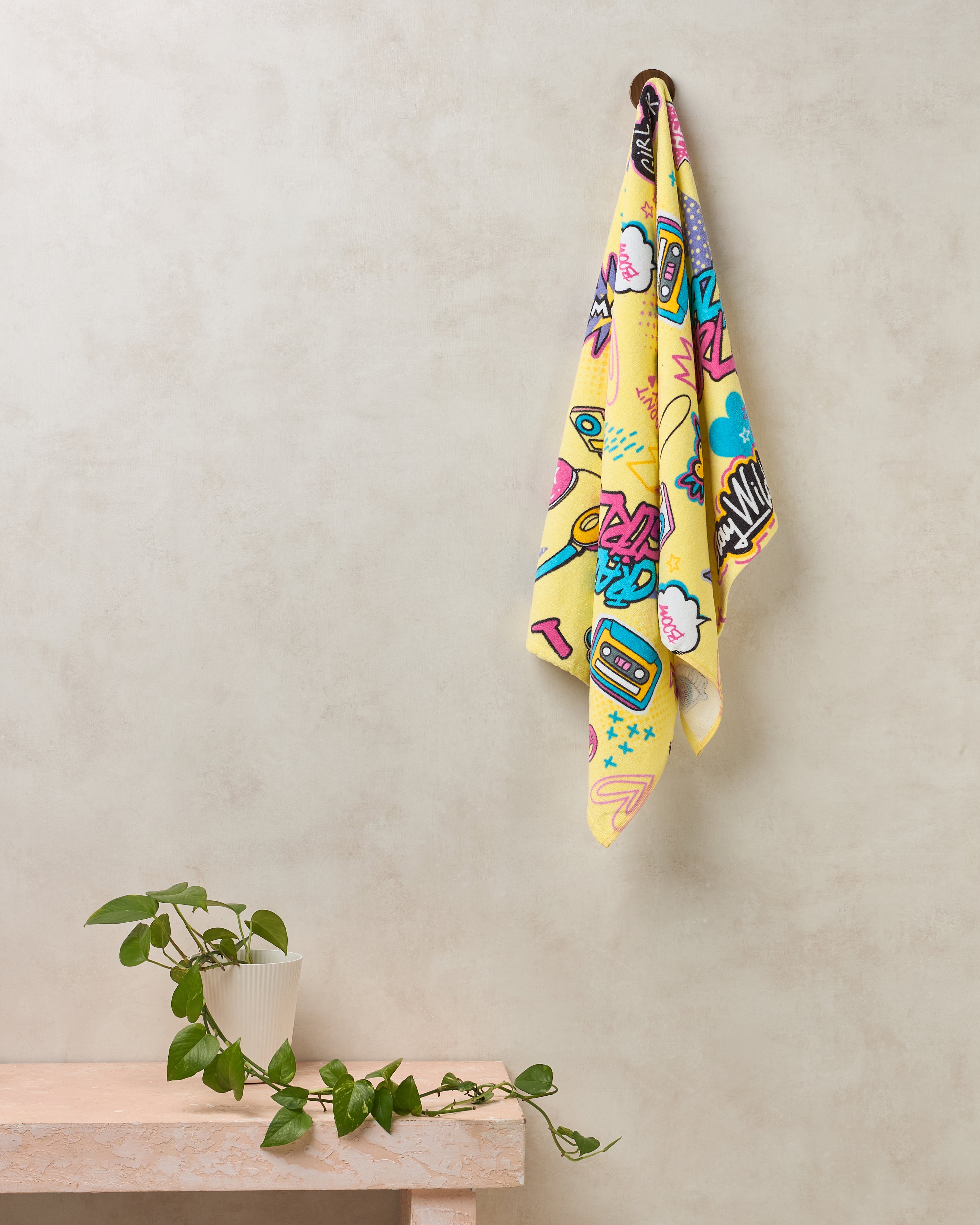 The Play Collection | Bath Towel | 350 GSM Cotton | Stay Wild