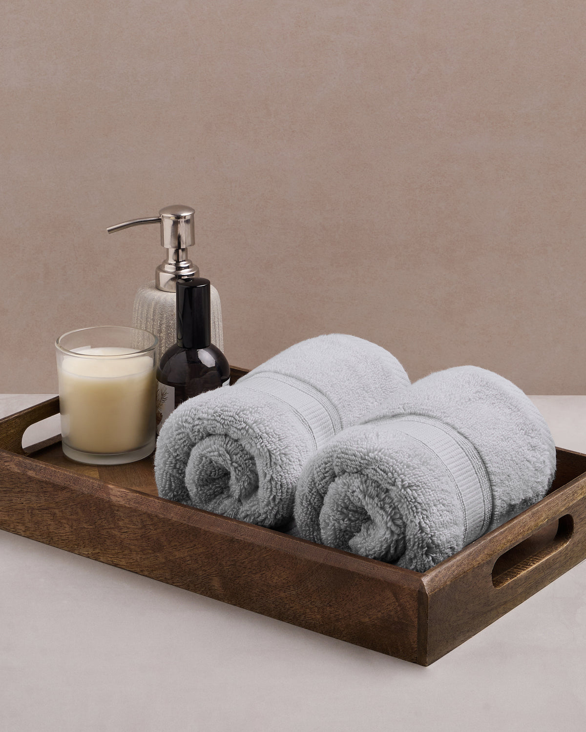 The Gold Collection | Hand Towel | 700 GSM | Oyster Mushroom