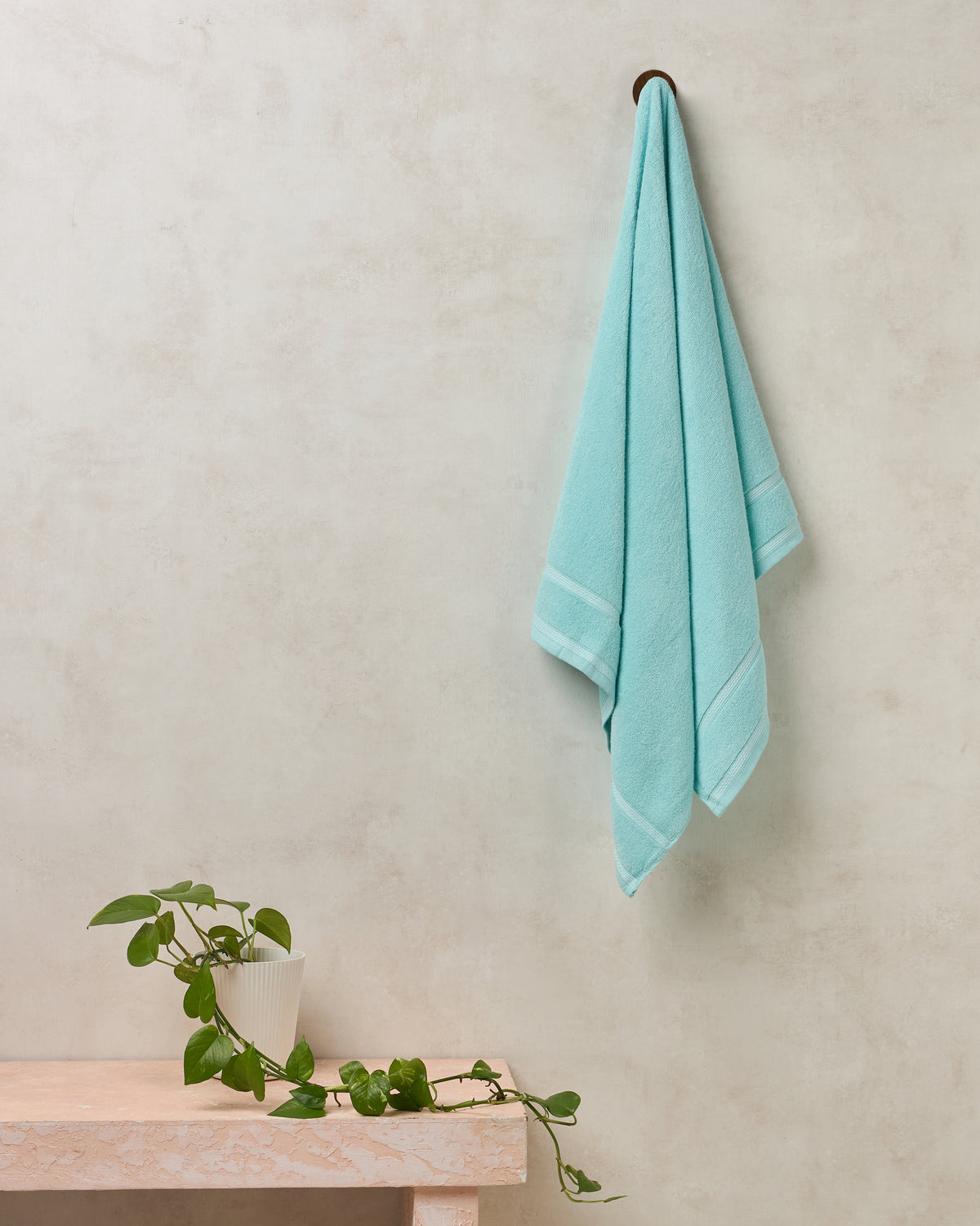 Zero Twist Cotton | Bath Towel | 350 GSM | Aqua
