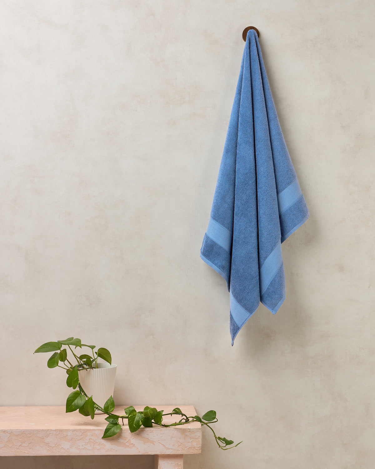 Bamboo Cotton | Bath Towel | 400 GSM | Nautical Blue