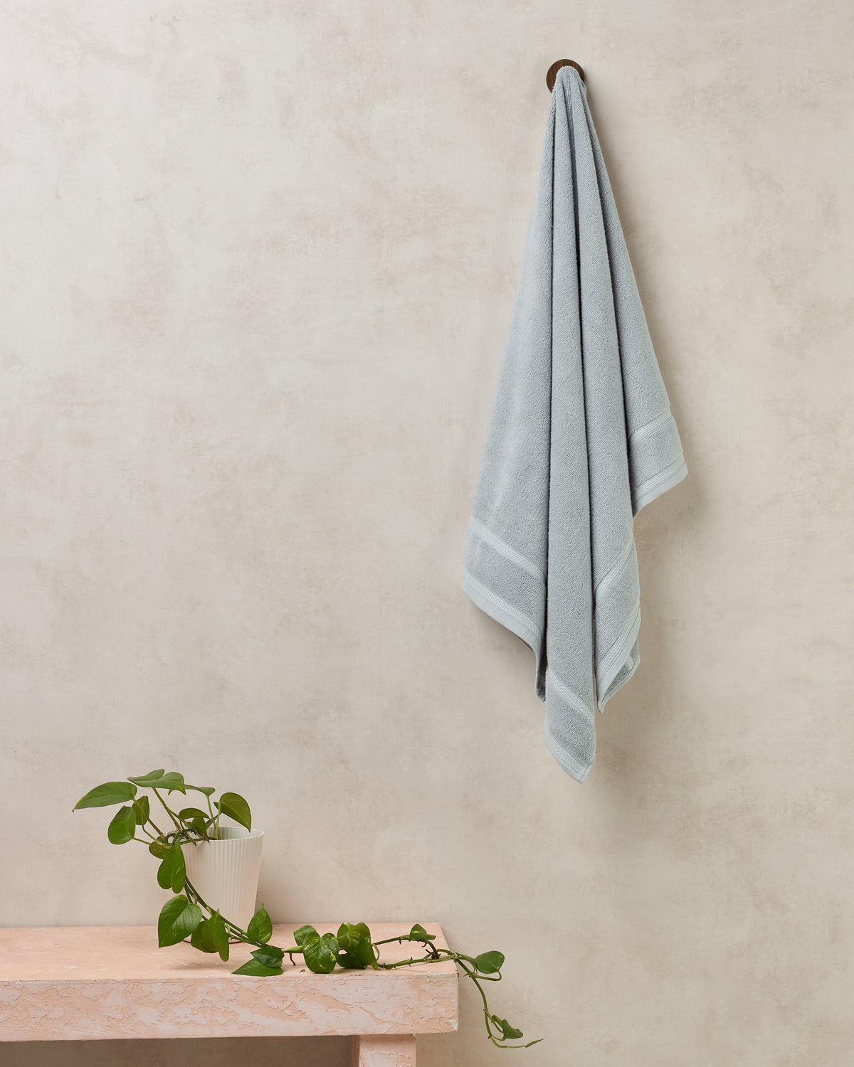 Zero Twist Cotton | Bath Towel | 350 GSM | Grey