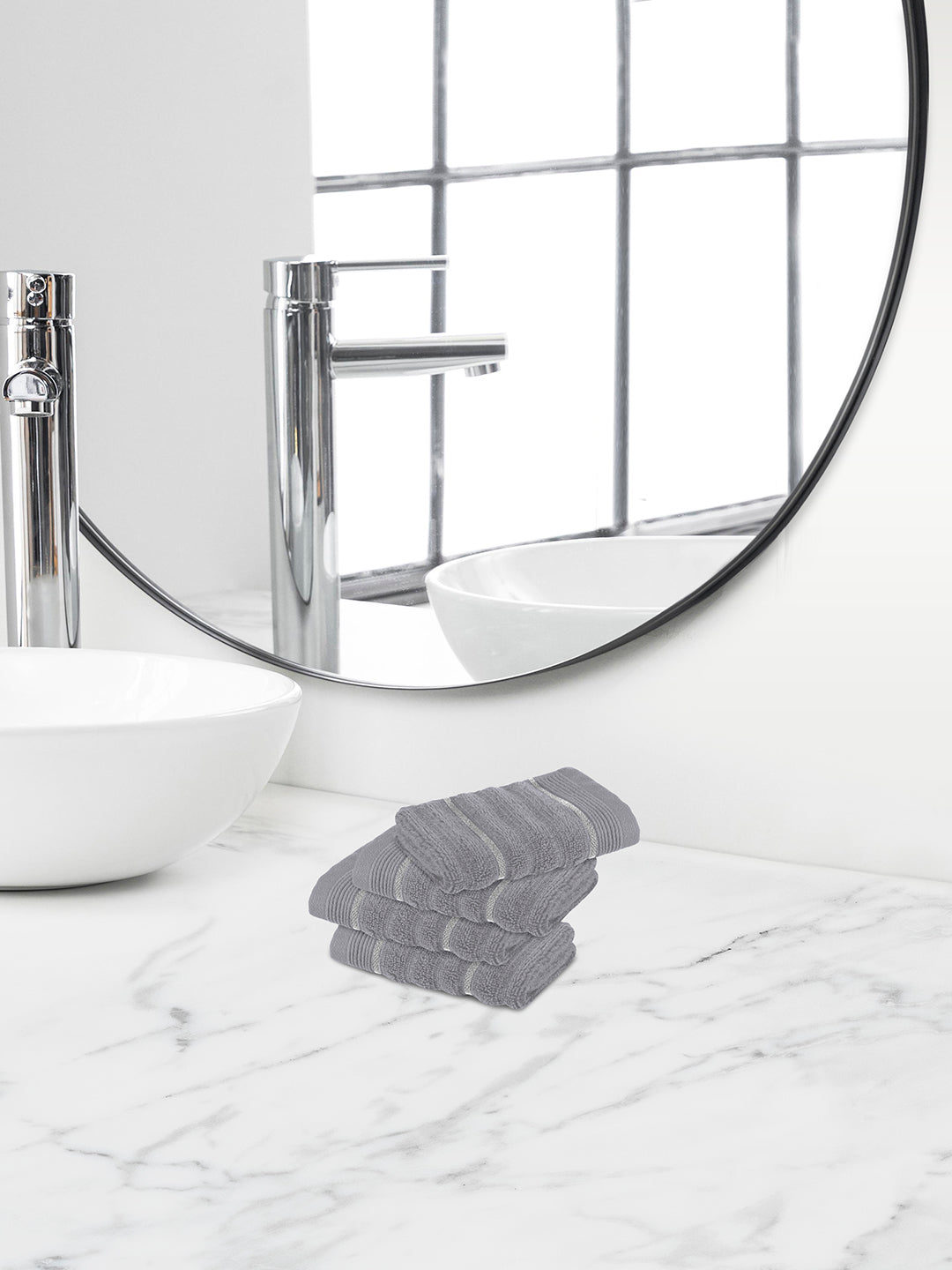 Elite Plush Quickdry Pack of 4 Face Towels
