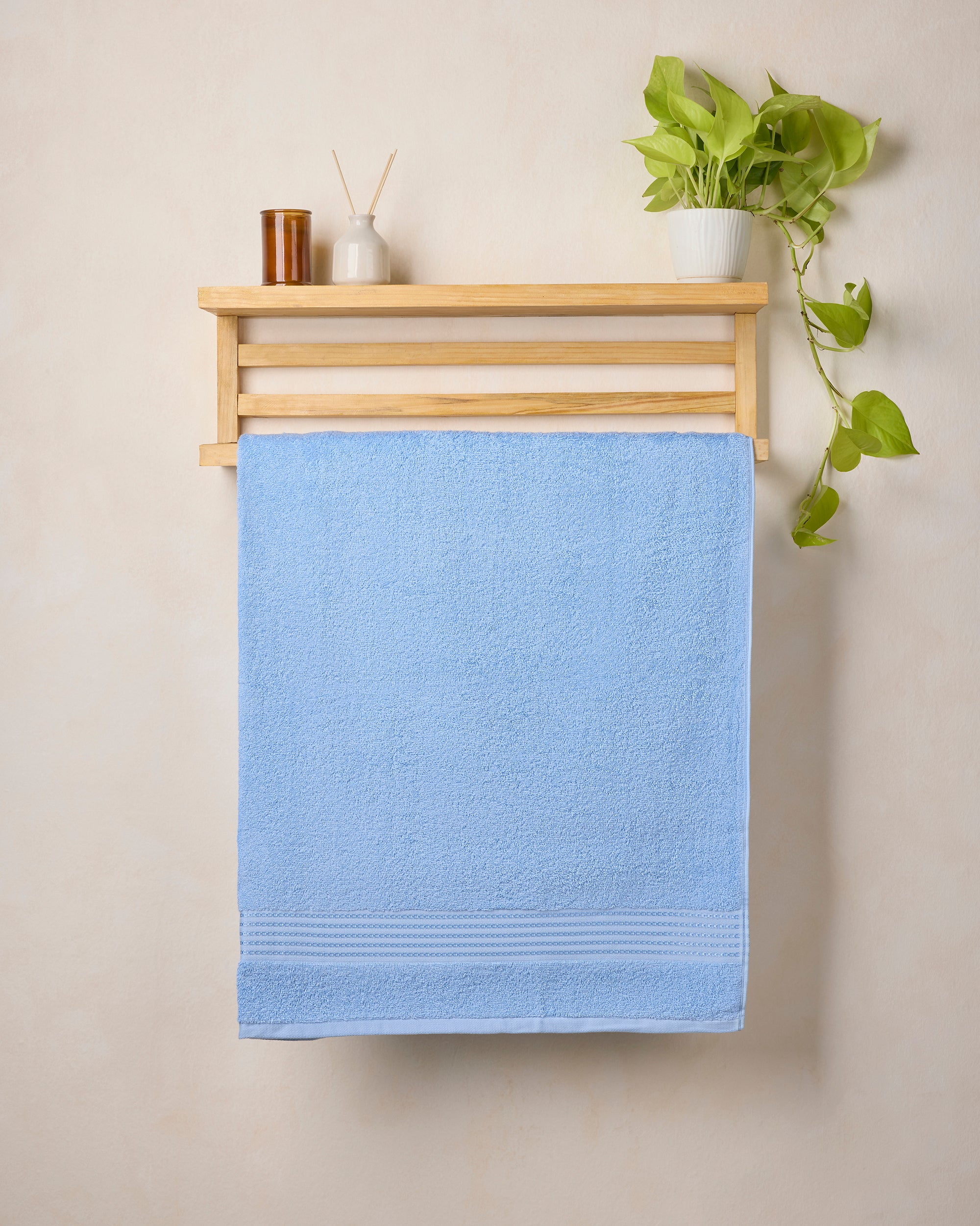 The Elite Collection | Bath Towel large | 500 GSM | Pool Blue