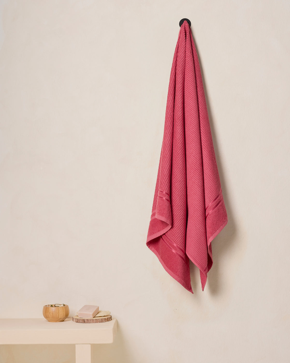 Comfort Collection | Bath Towel | 300 GSM | Ruby Red