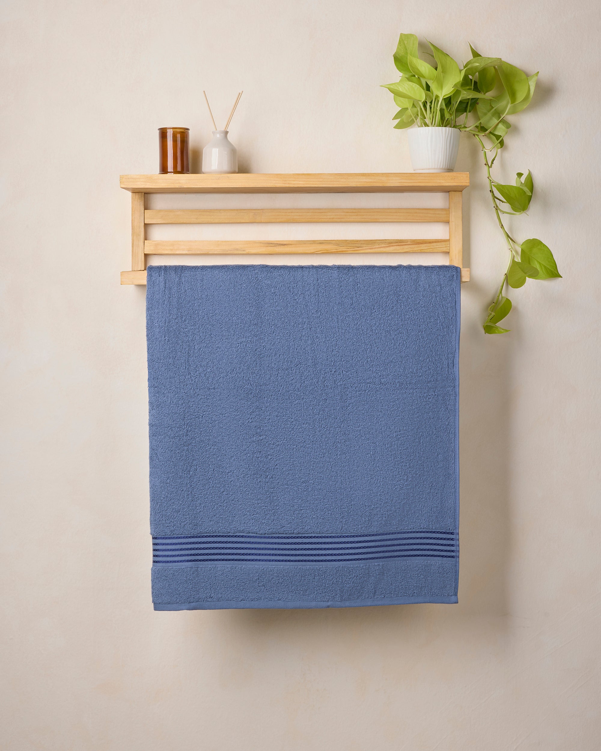 The Elite Collection | Bath Towel | 500 GSM | Space Blue