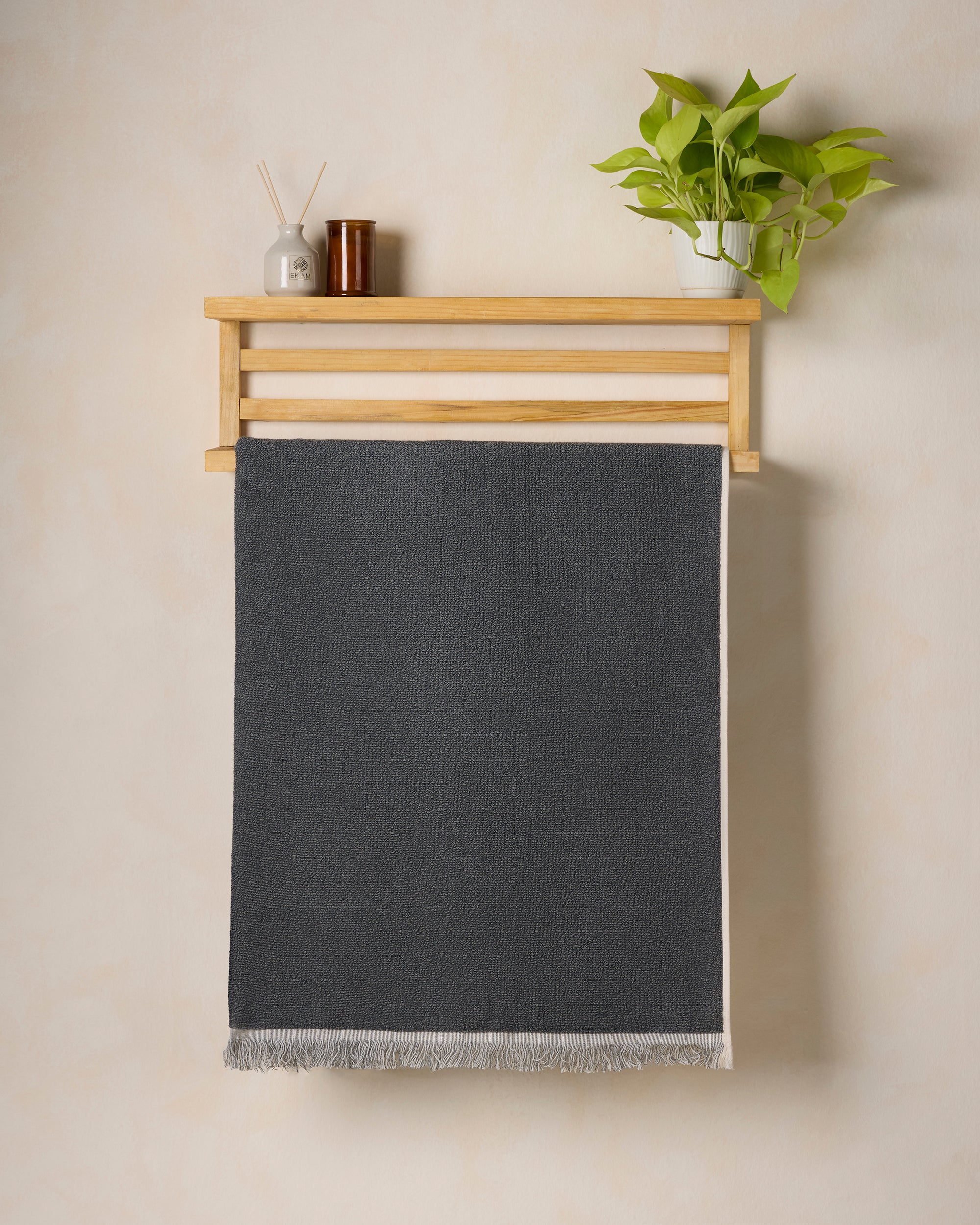 Exclusive | Bath Towel | Cotton 500 GSM | Stone Beige by Himeya