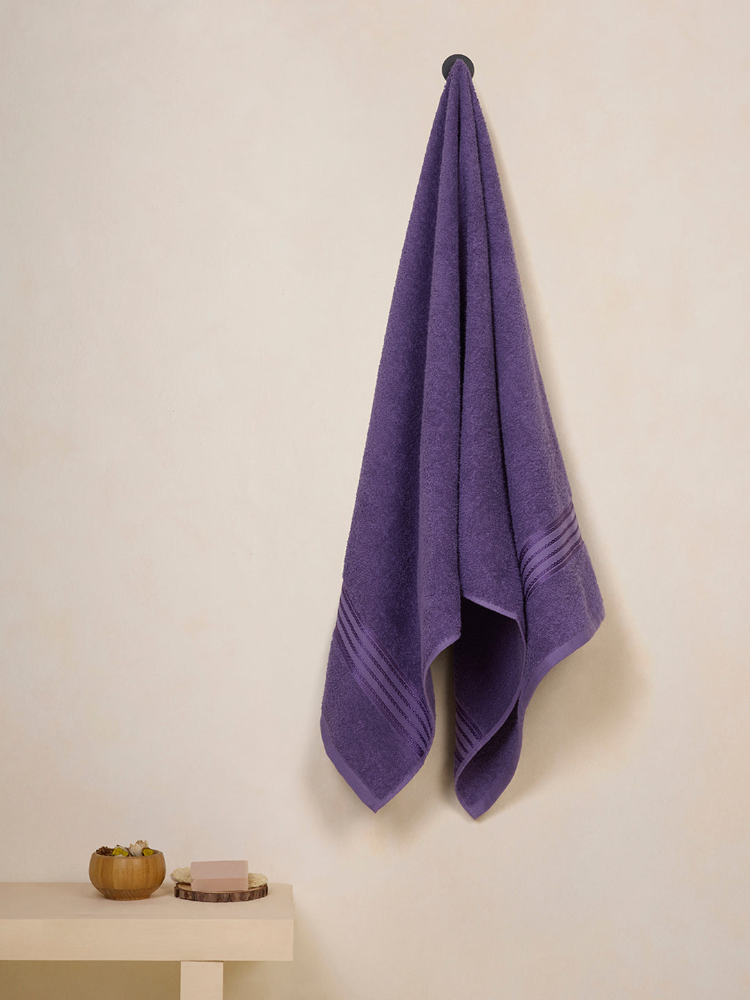 Classic Cotton | Bath Towel | 380 GSM | Matt Purple