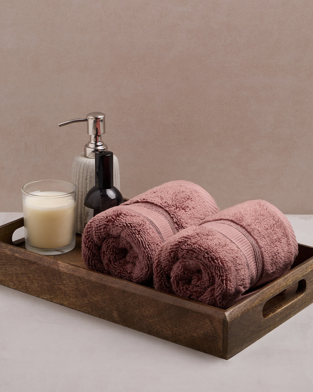 The Gold Collection | Hand Towel | 700 GSM | Canyon Rose