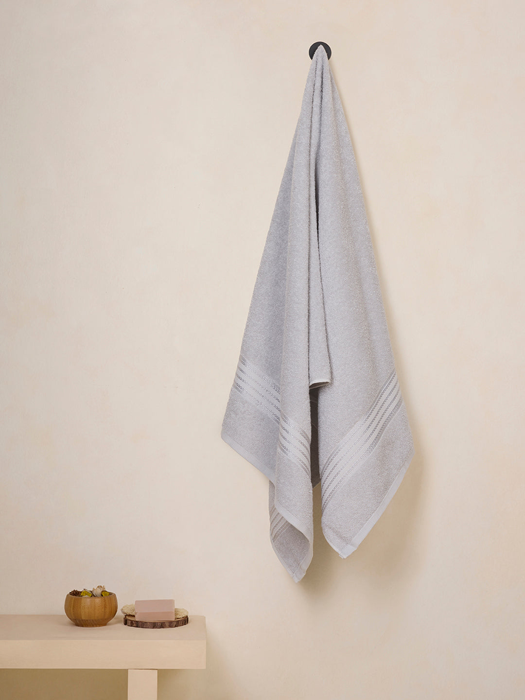Classic Cotton | Bath Towel | 380 GSM | Grey