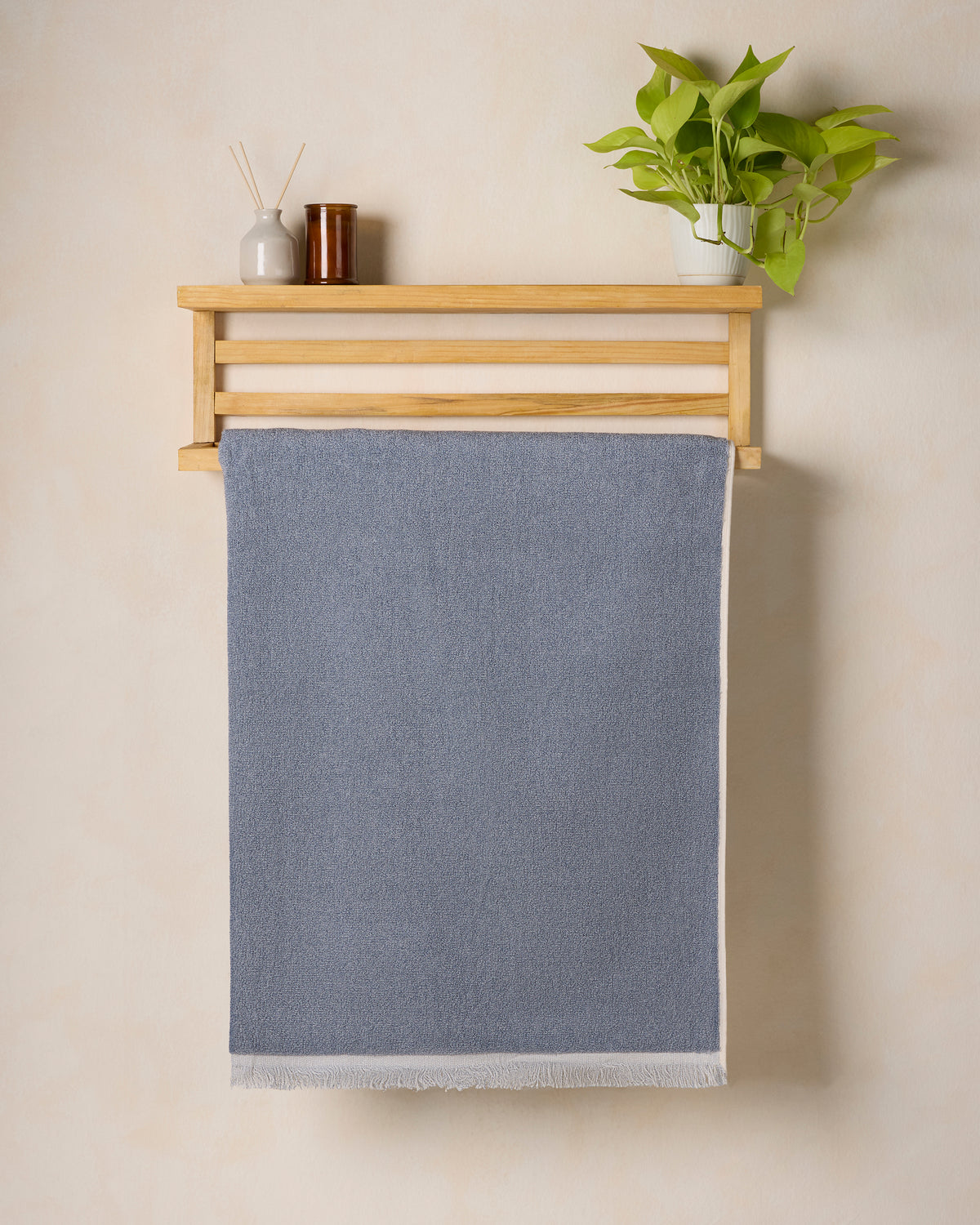 Exclusive | Bath Towel | Cotton 500 GSM | Vintage Indigo by Himeya