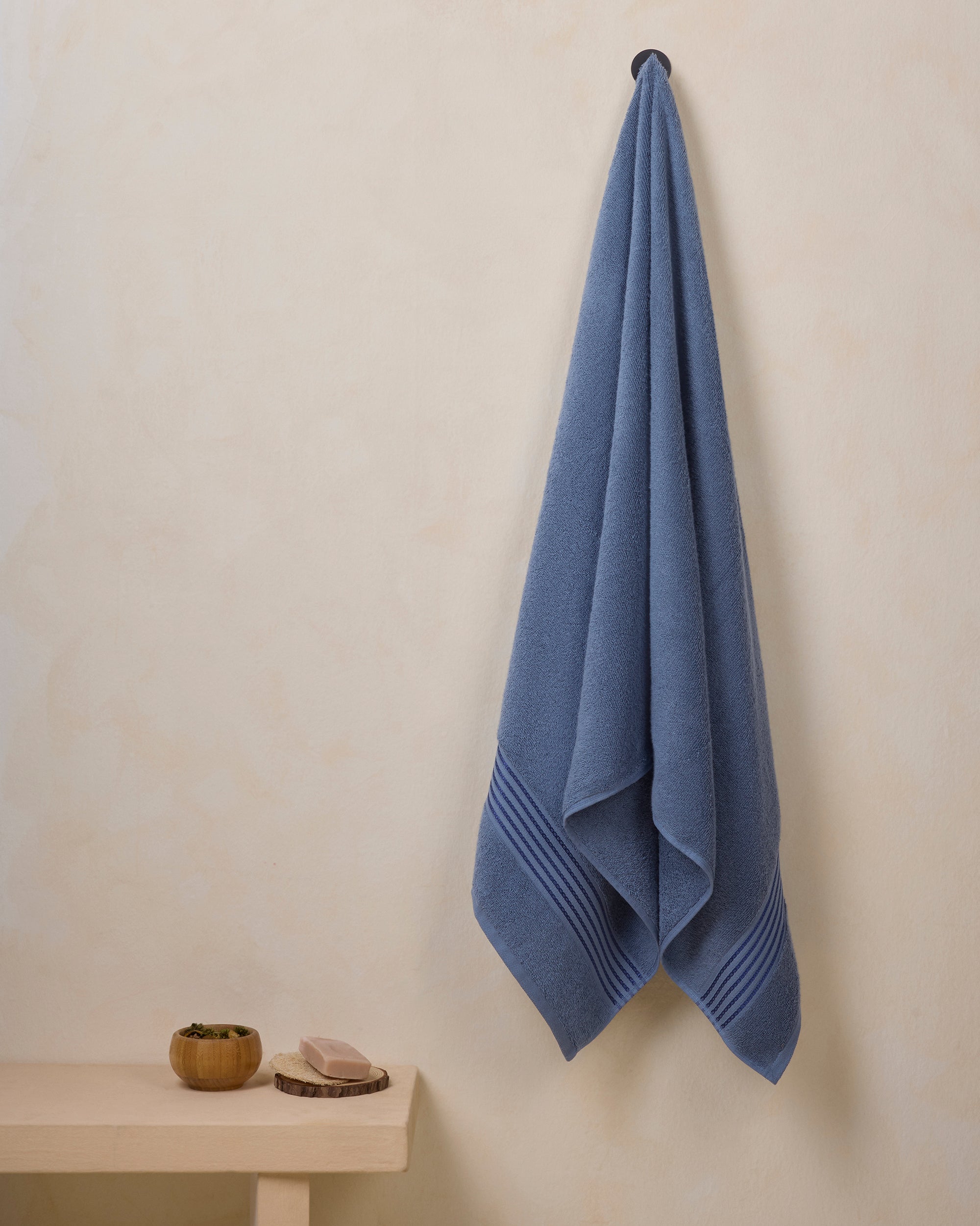 The Elite Collection | Bath Towel large | 500 GSM | Space Blue